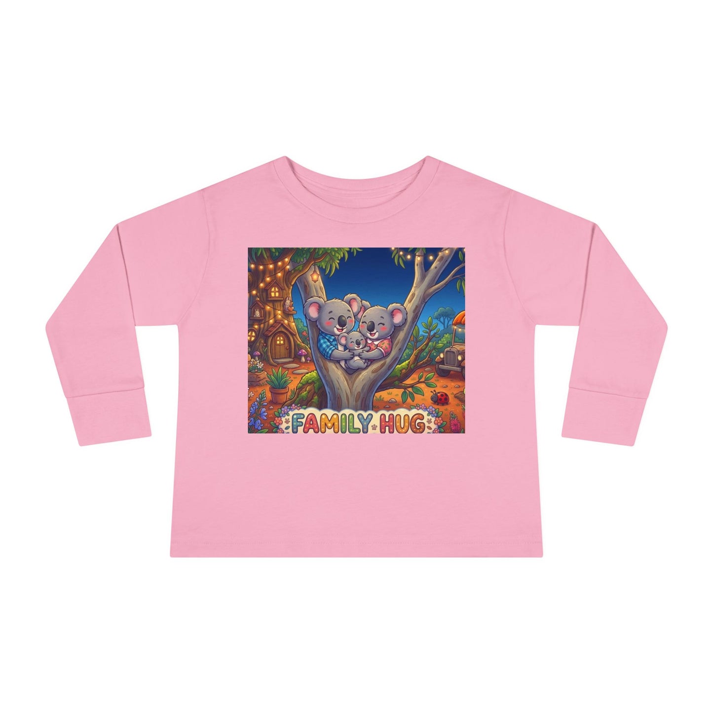 Family Hug Koala Toddler Long Sleeve Tee