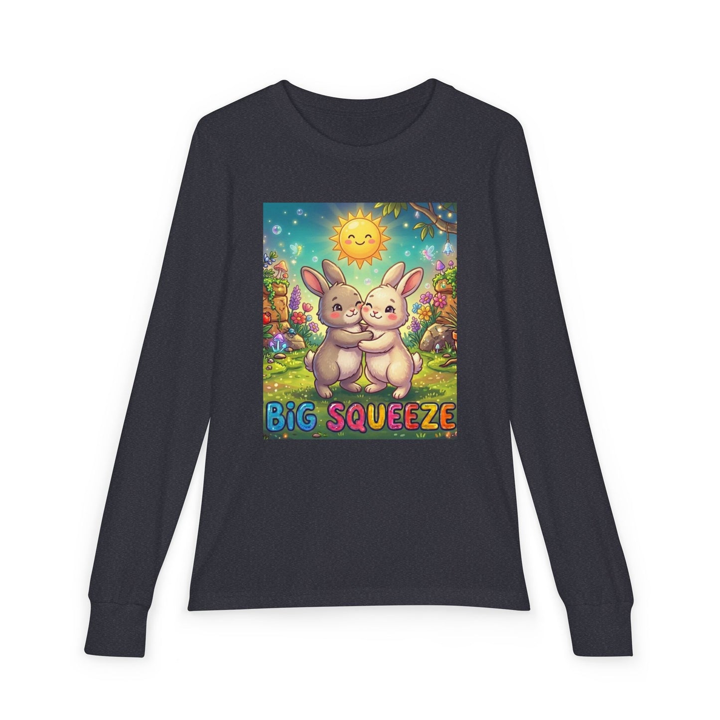 Big Squeeze Bunny Youth Jersey Long Sleeve Tee