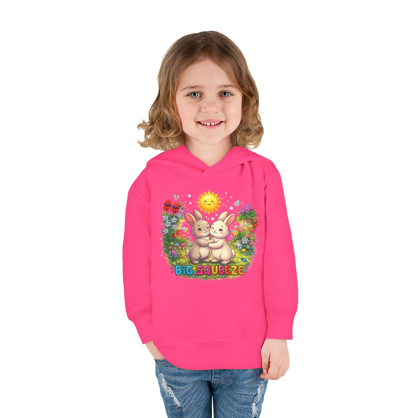 Big Squeeze Bunny Toddler Pullover Fleece Hoodie