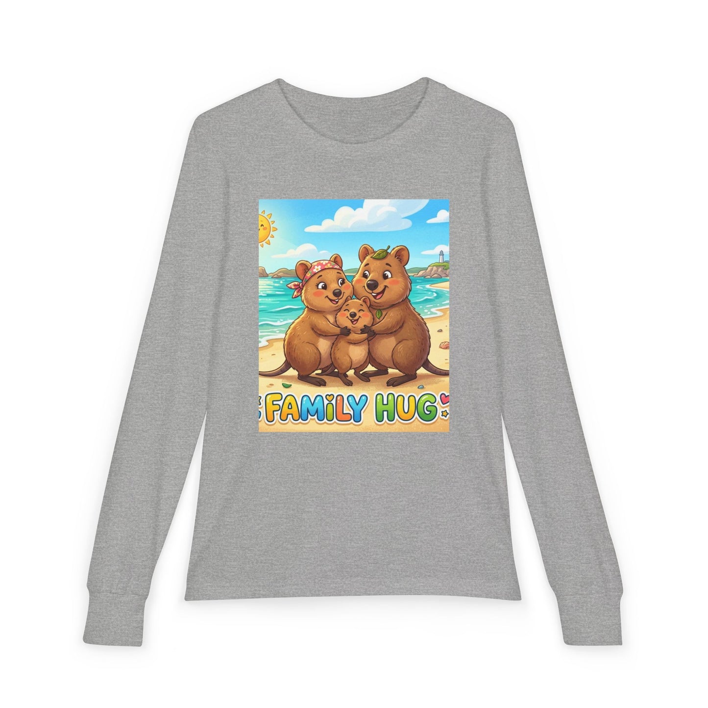 Family Hug Quokka Youth Jersey Long Sleeve Tee