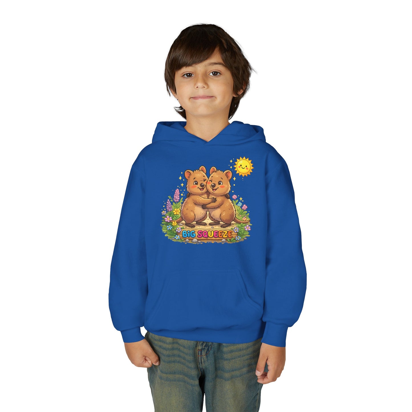 Big Squeeze Quokka Youth Heavy Blend Hooded Sweatshirt