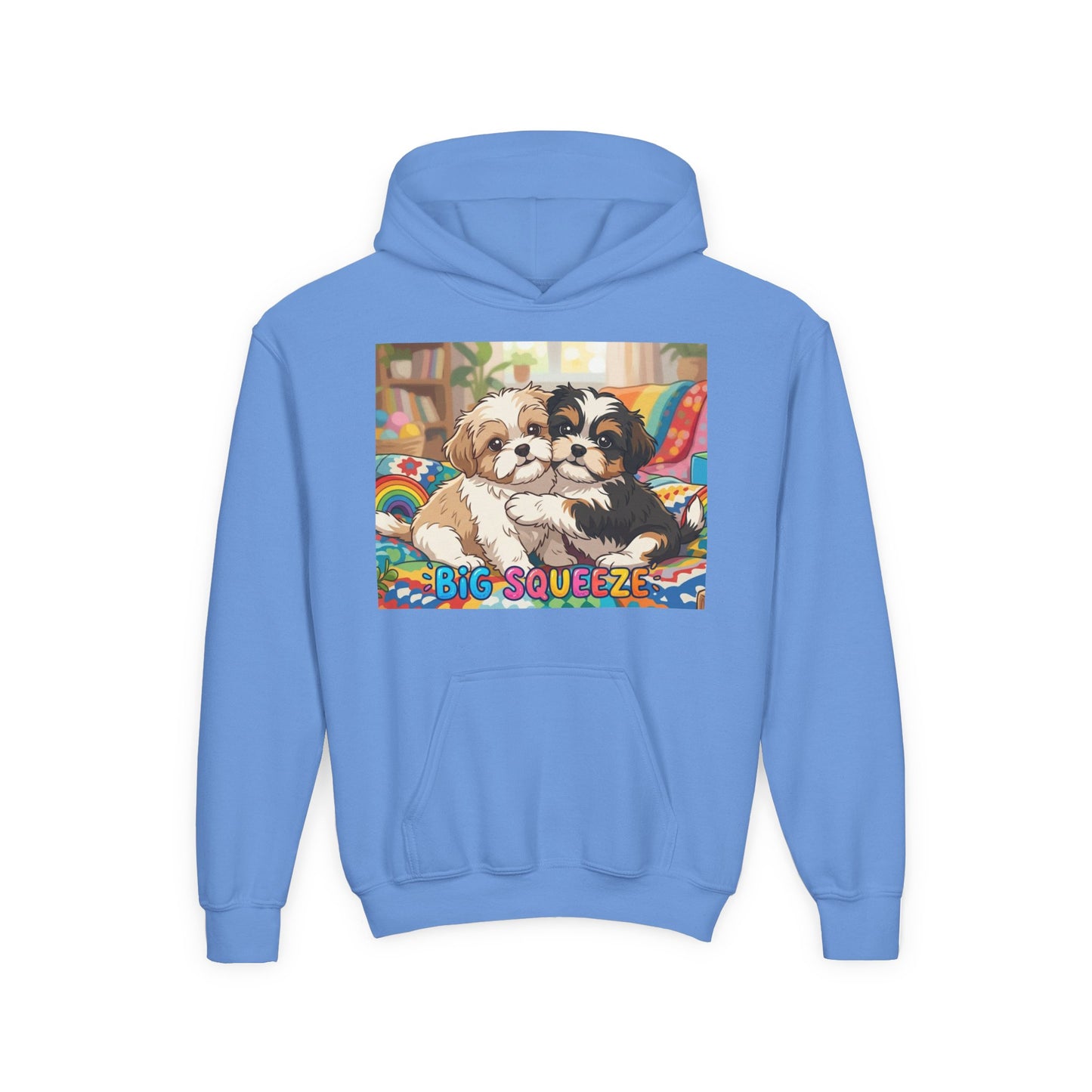 Big Squeeze Shih Tzu Youth Heavy Blend Hooded Sweatshirt