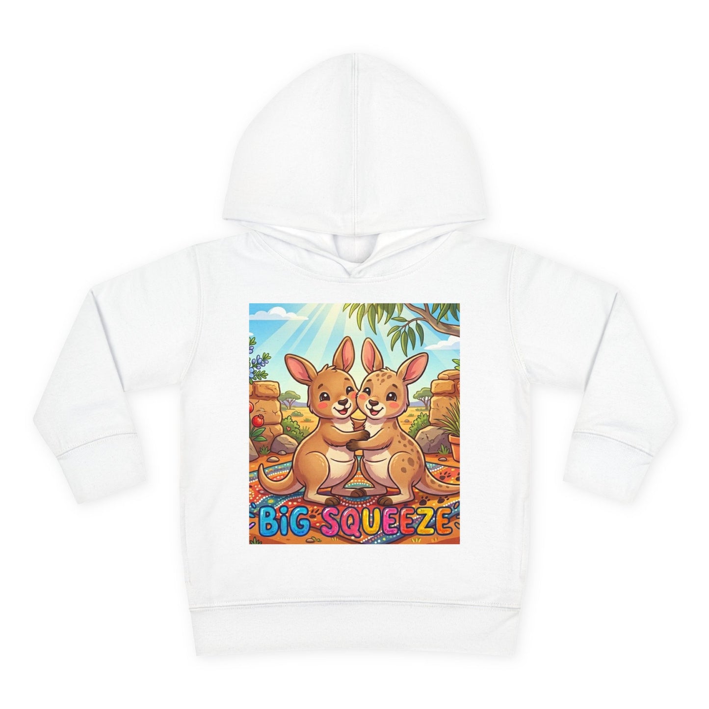 Big Squeeze Kangaroo Toddler Pullover Fleece Hoodie