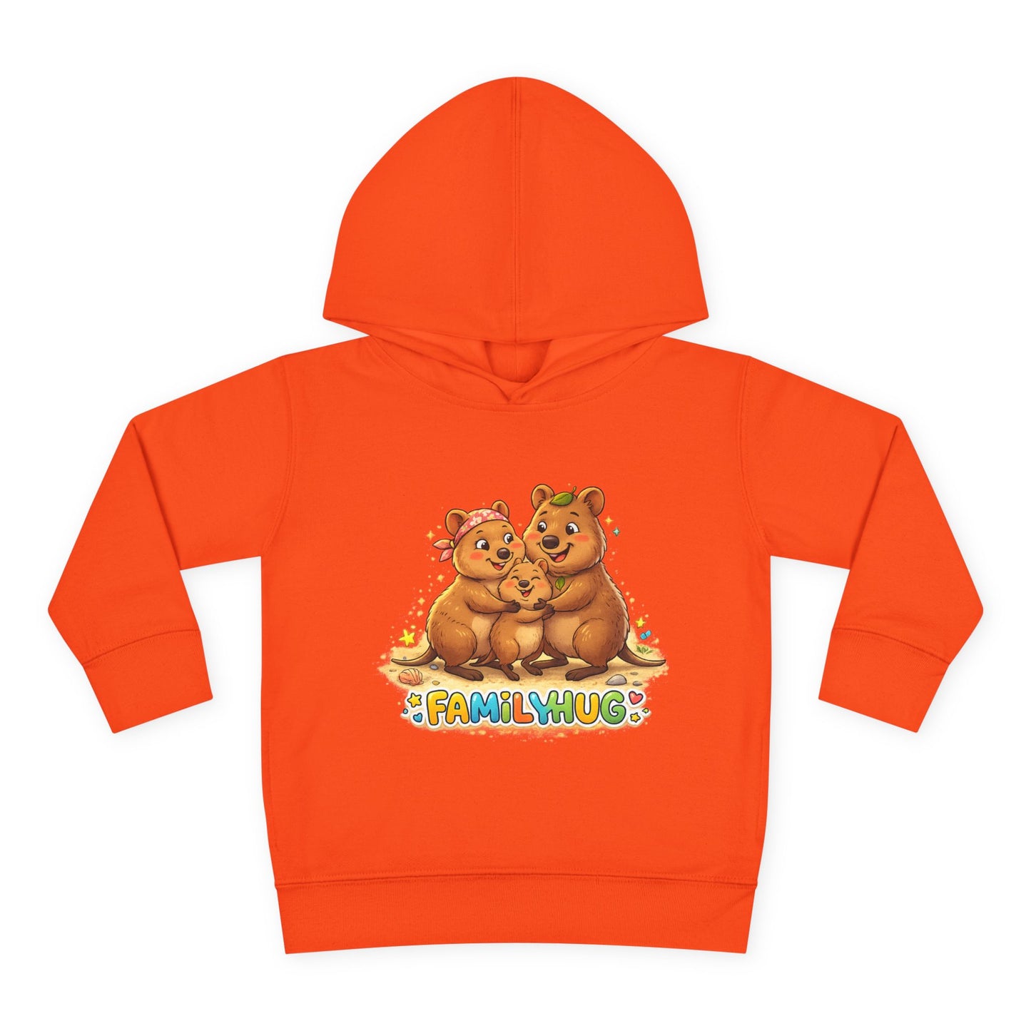 Family Hug Quokka Toddler Pullover Fleece Hoodie