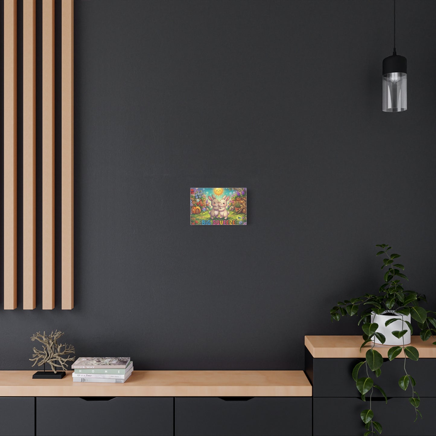 Big Squeeze Bunny Classic Canvas