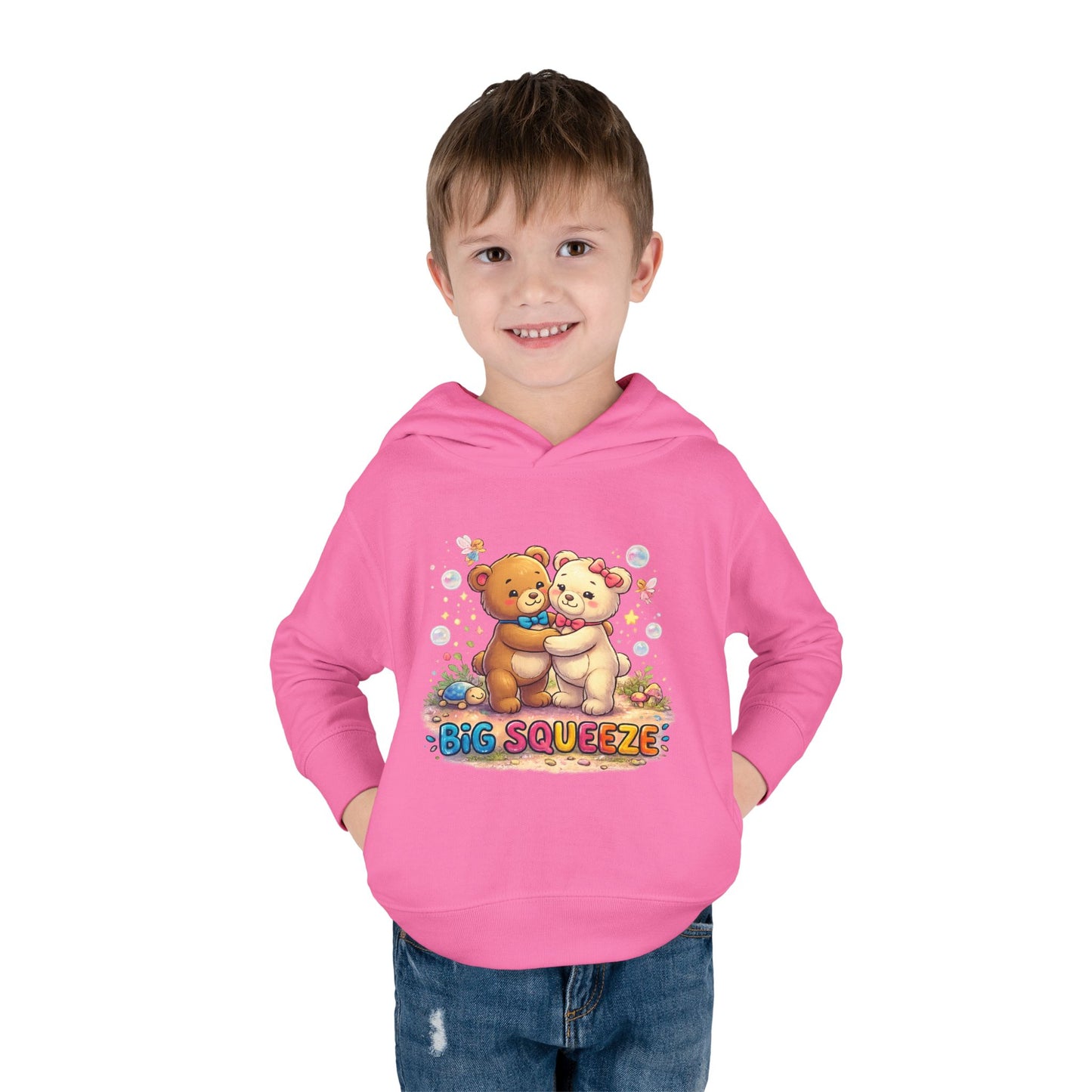 Big Squeeze Teddy Toddler Pullover Fleece Hoodie
