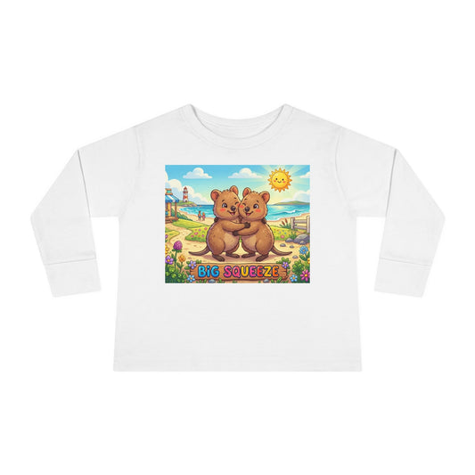 Big Squeeze Quokka Toddler Long Sleeve Tee