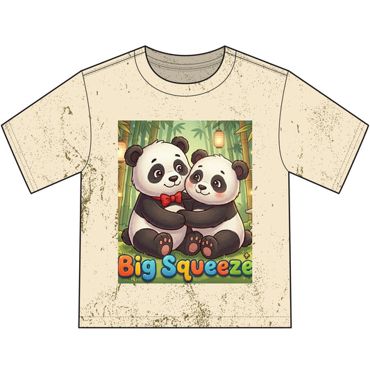 Big Squeeze Panda Heavyweight Color Blast Youth T-Shirt