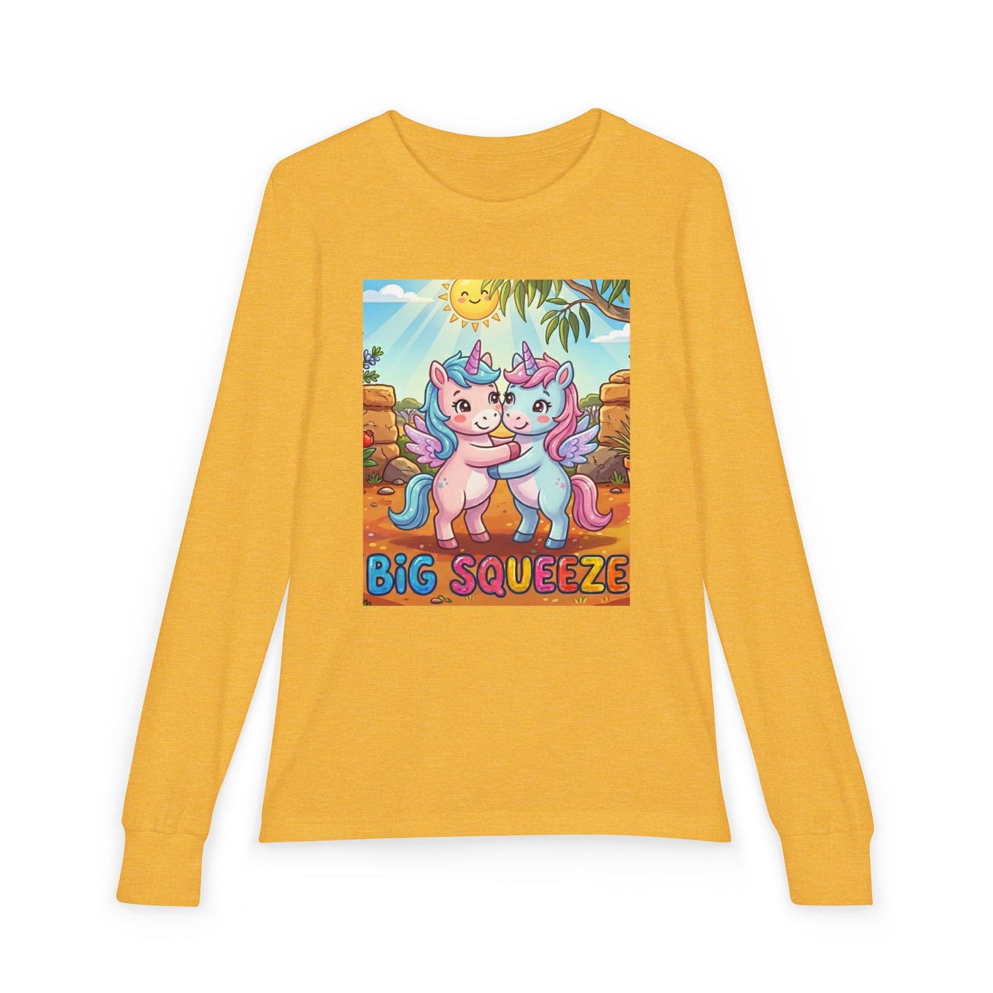 Big Squeeze Unicorn Youth Jersey Long Sleeve Tee