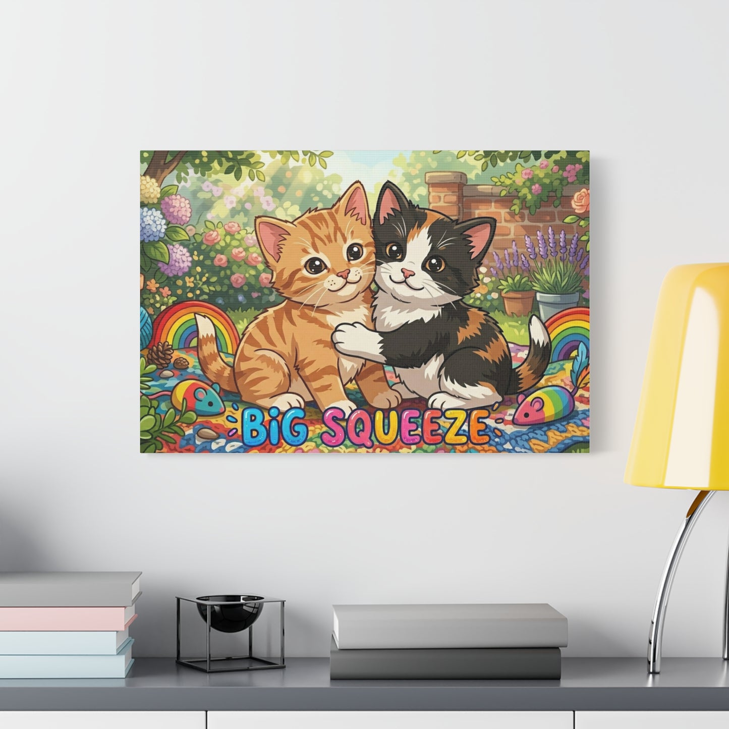 Big Squeeze Kitten Classic Canvas