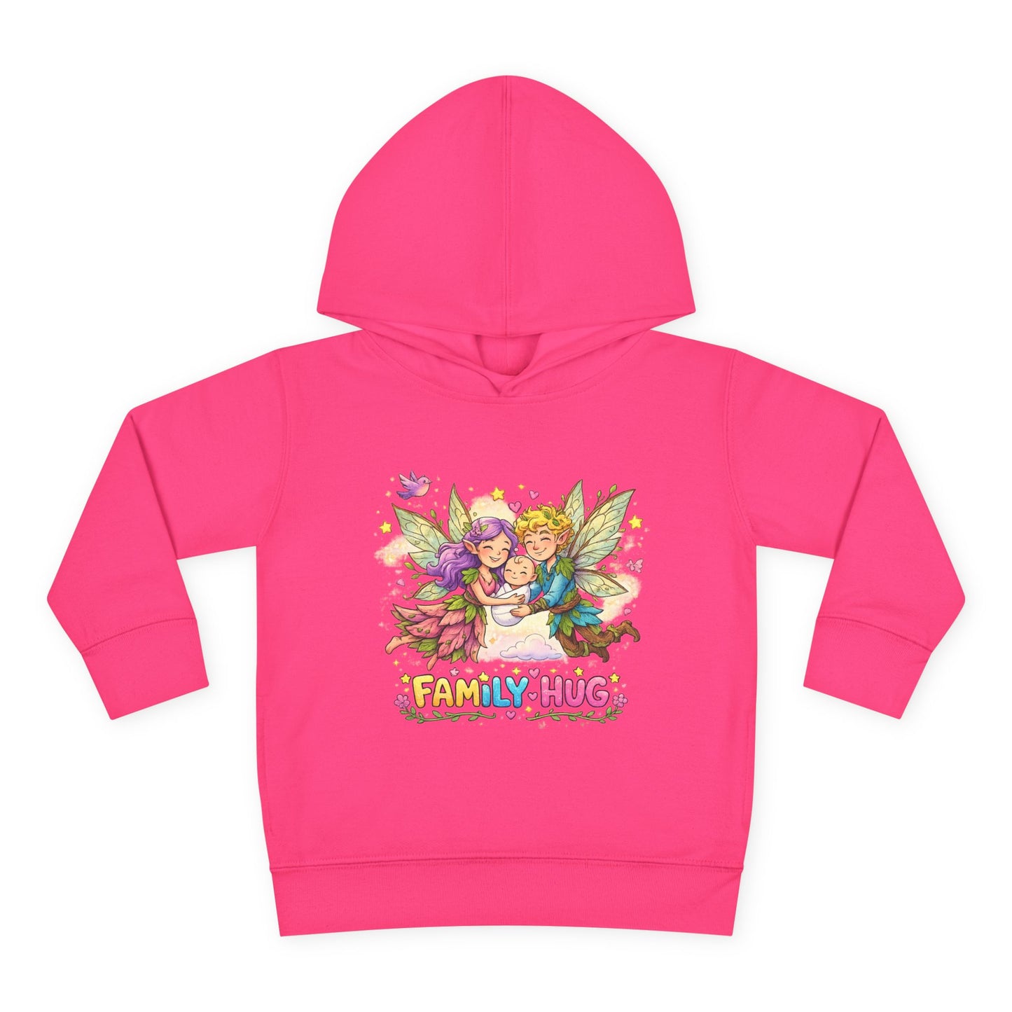 Family Hug Fairy Toddler Pullover Fleece Hoodie