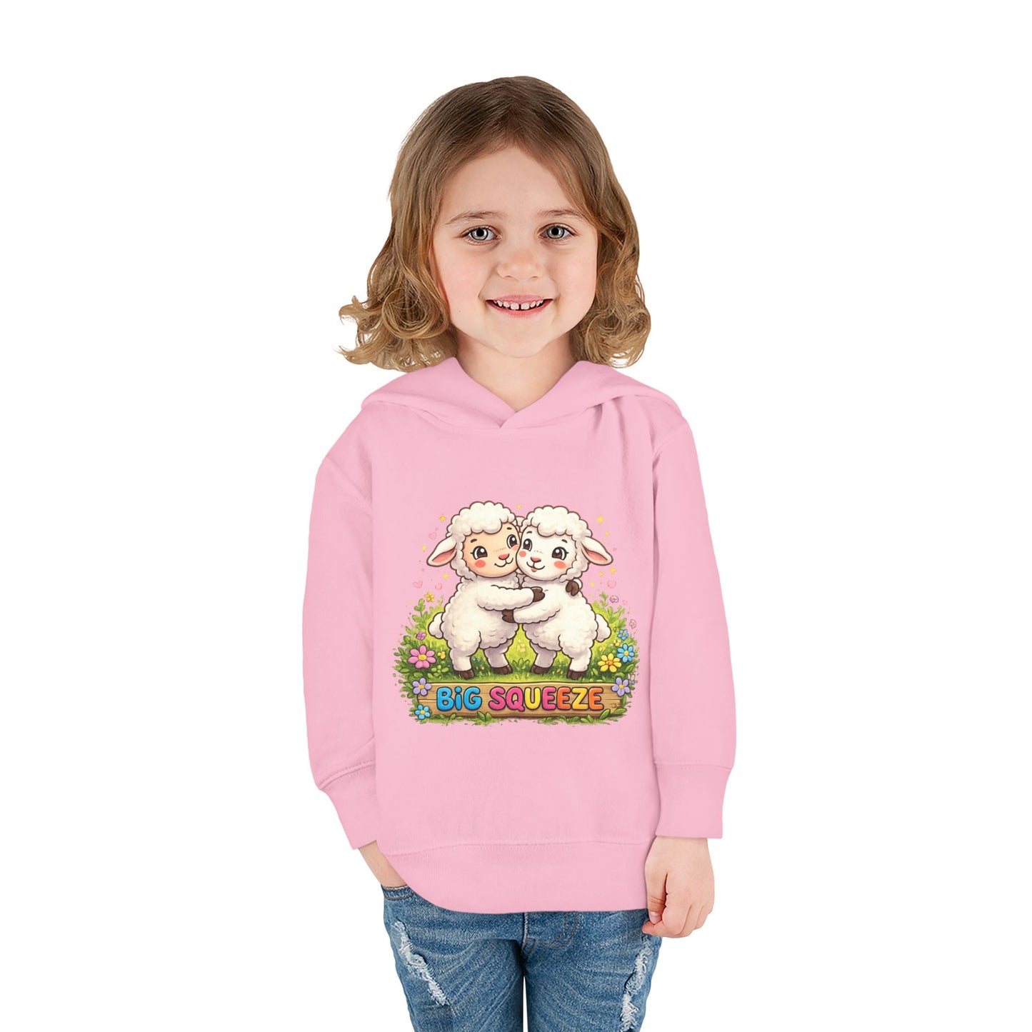 Big Squeeze Lamb Toddler Pullover Fleece Hoodie
