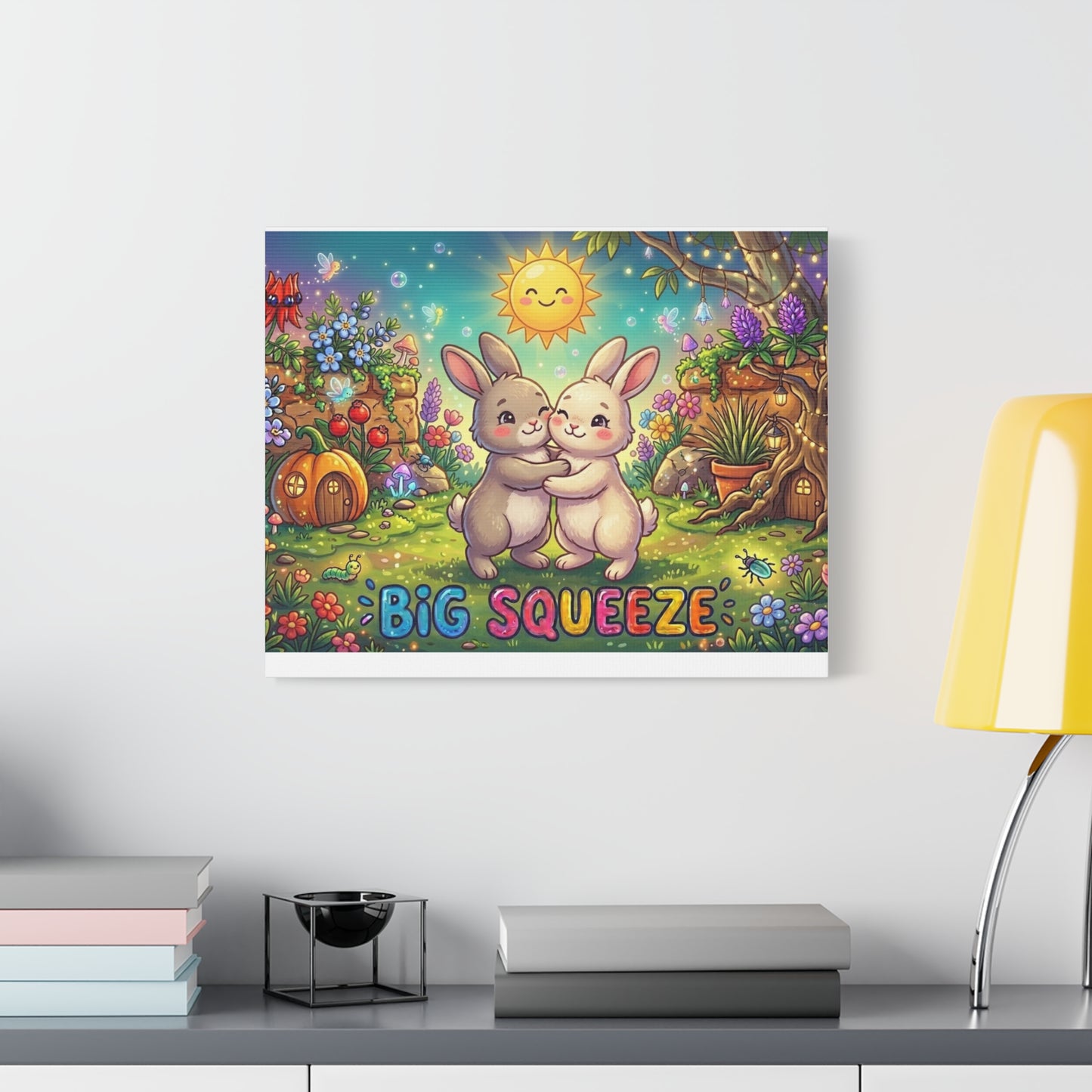 Big Squeeze Bunny Classic Canvas