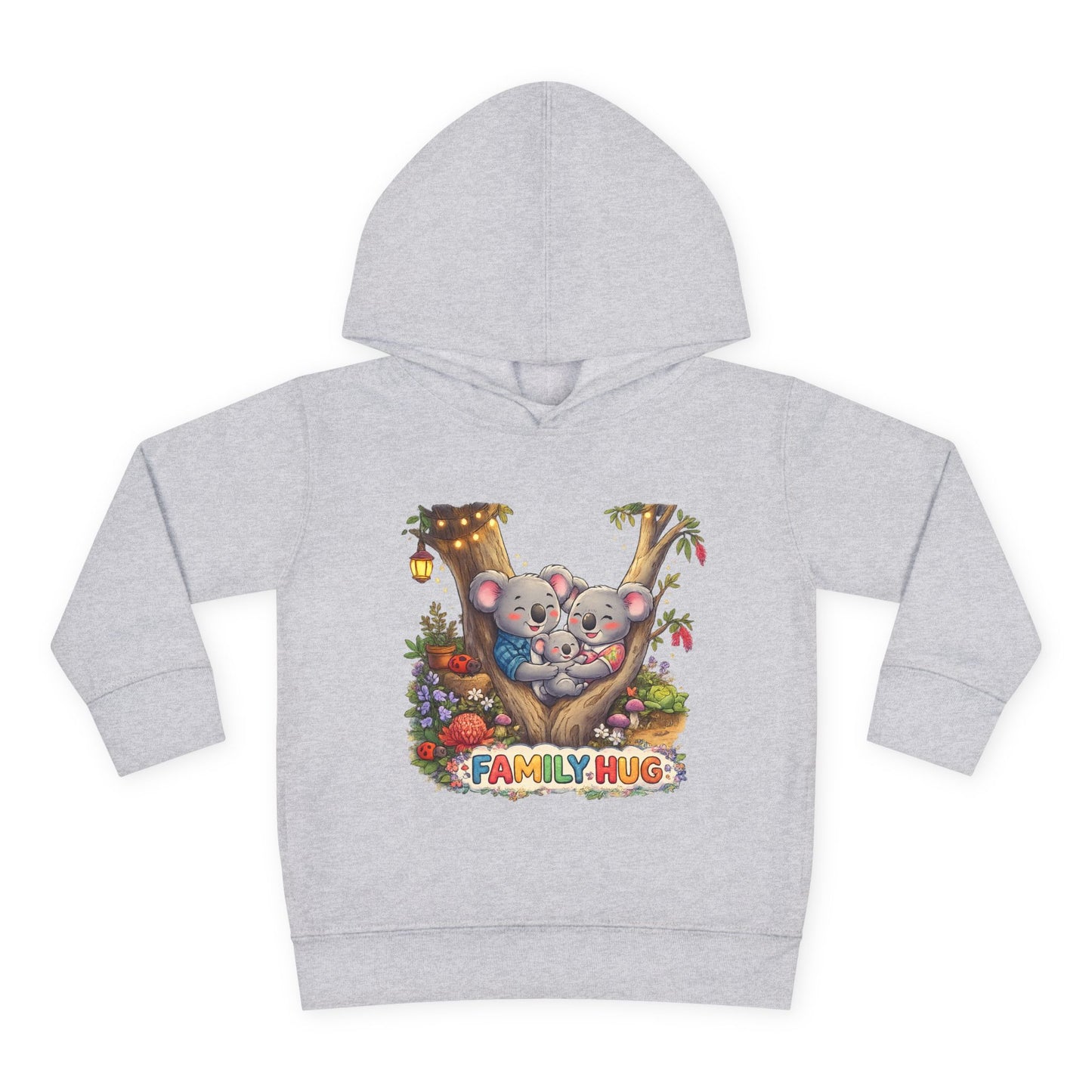 Family Hug Koala Toddler Pullover Fleece Hoodie