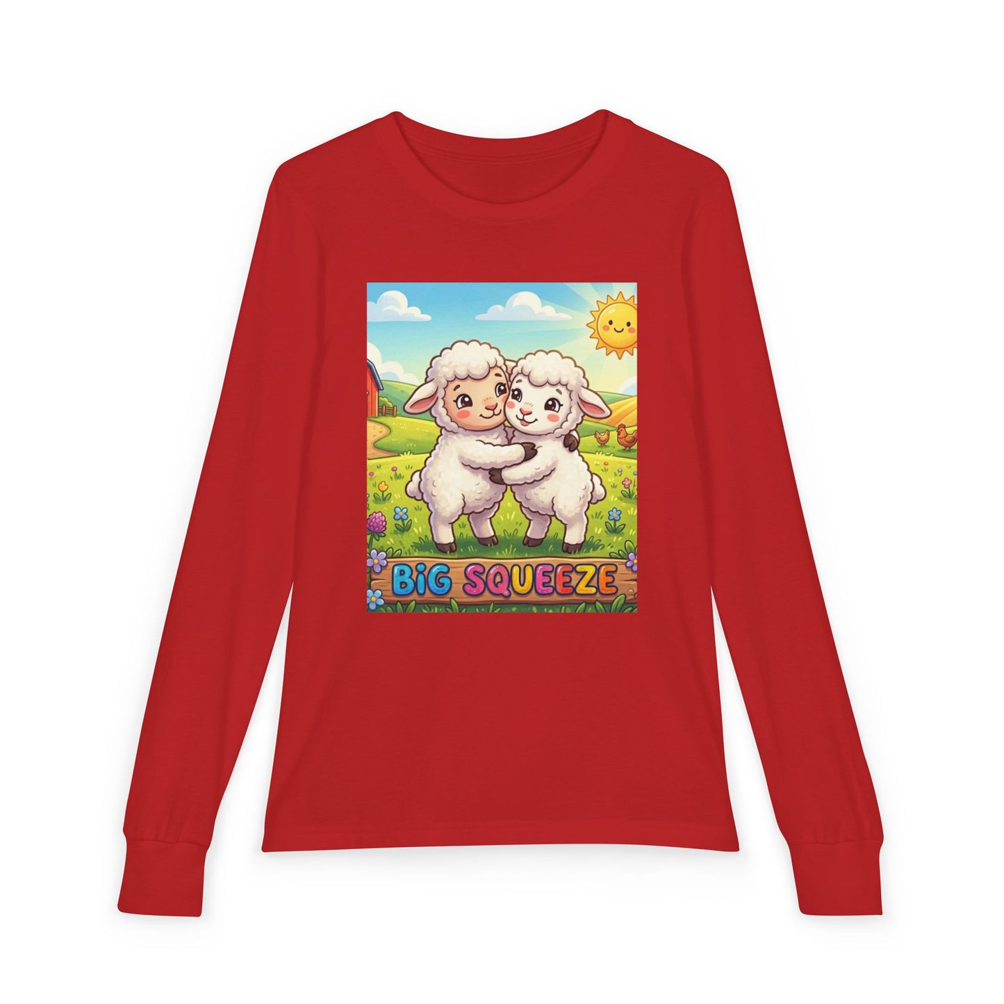 Big Squeeze Lamb Youth Jersey Long Sleeve Tee