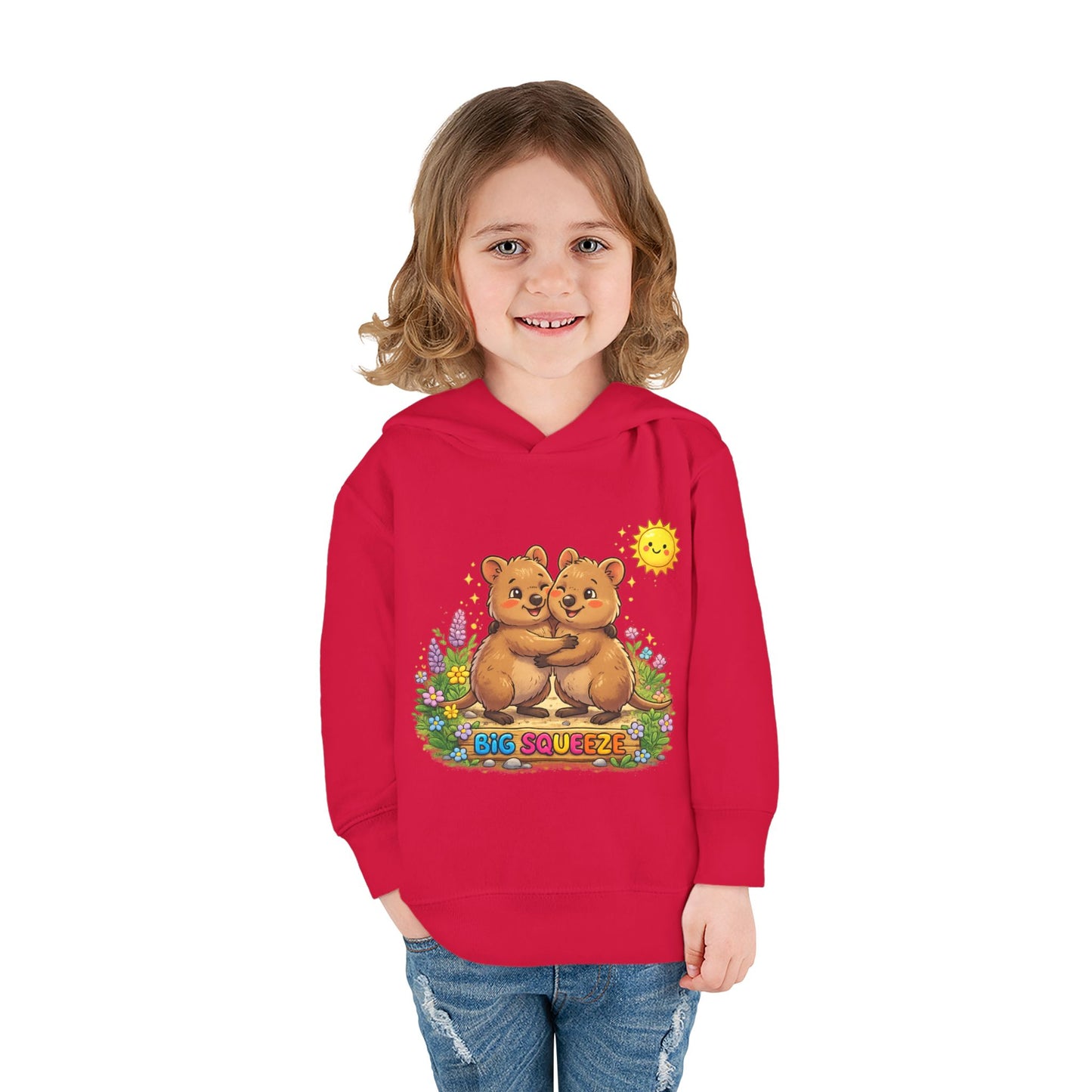 Big Squeeze Quokka Toddler Pullover Fleece Hoodie