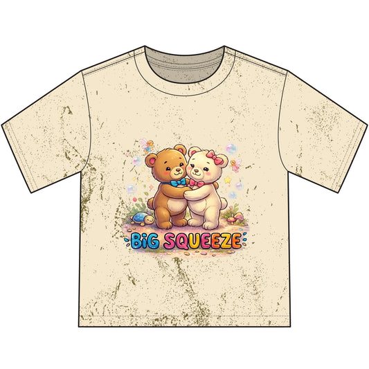 Big Squeeze Teddy Heavyweight Color Blast Youth T-Shirt