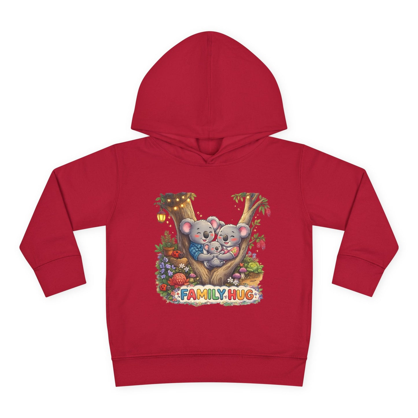 Family Hug Koala Toddler Pullover Fleece Hoodie