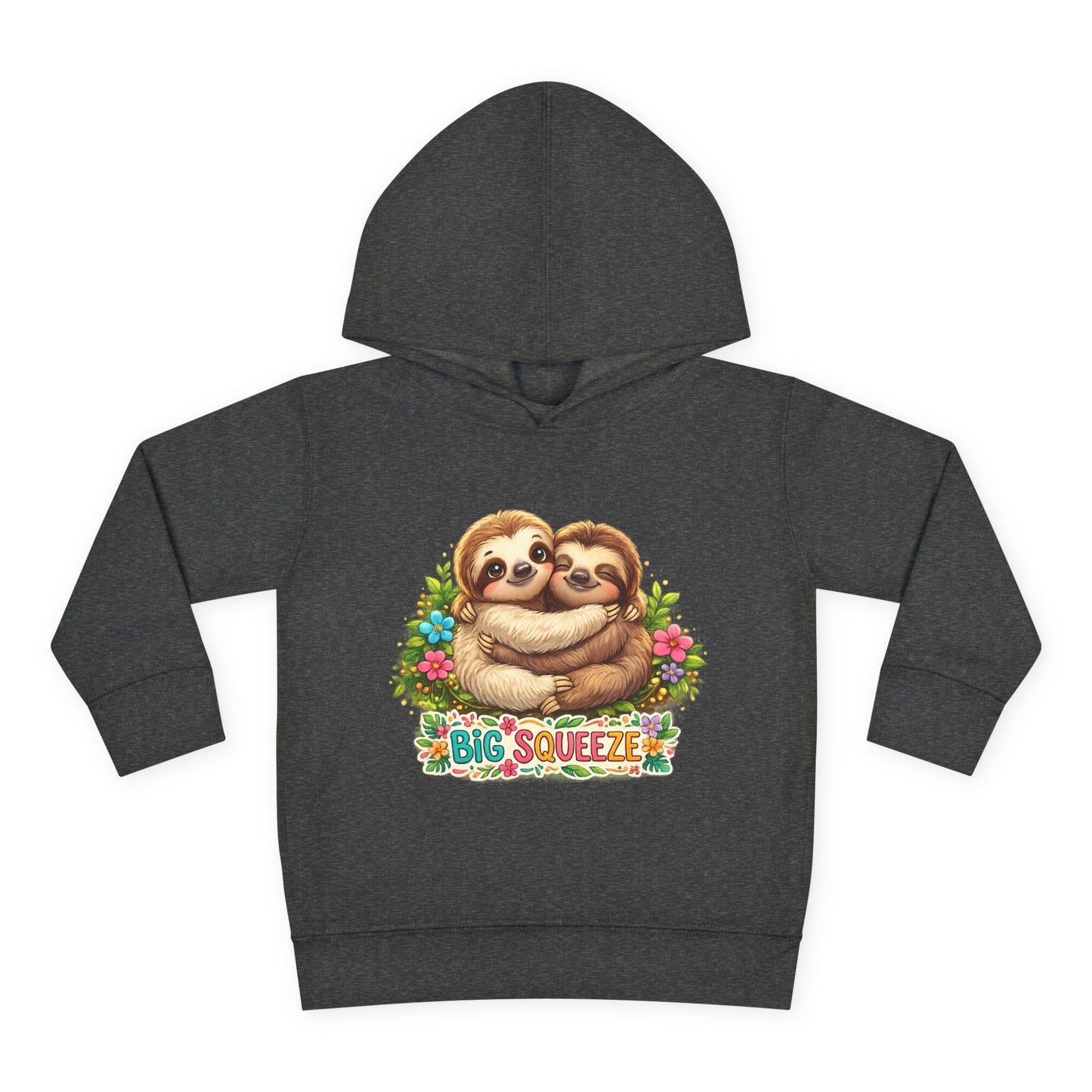 Big Squeeze Sloth Toddler Pullover Fleece Hoodie