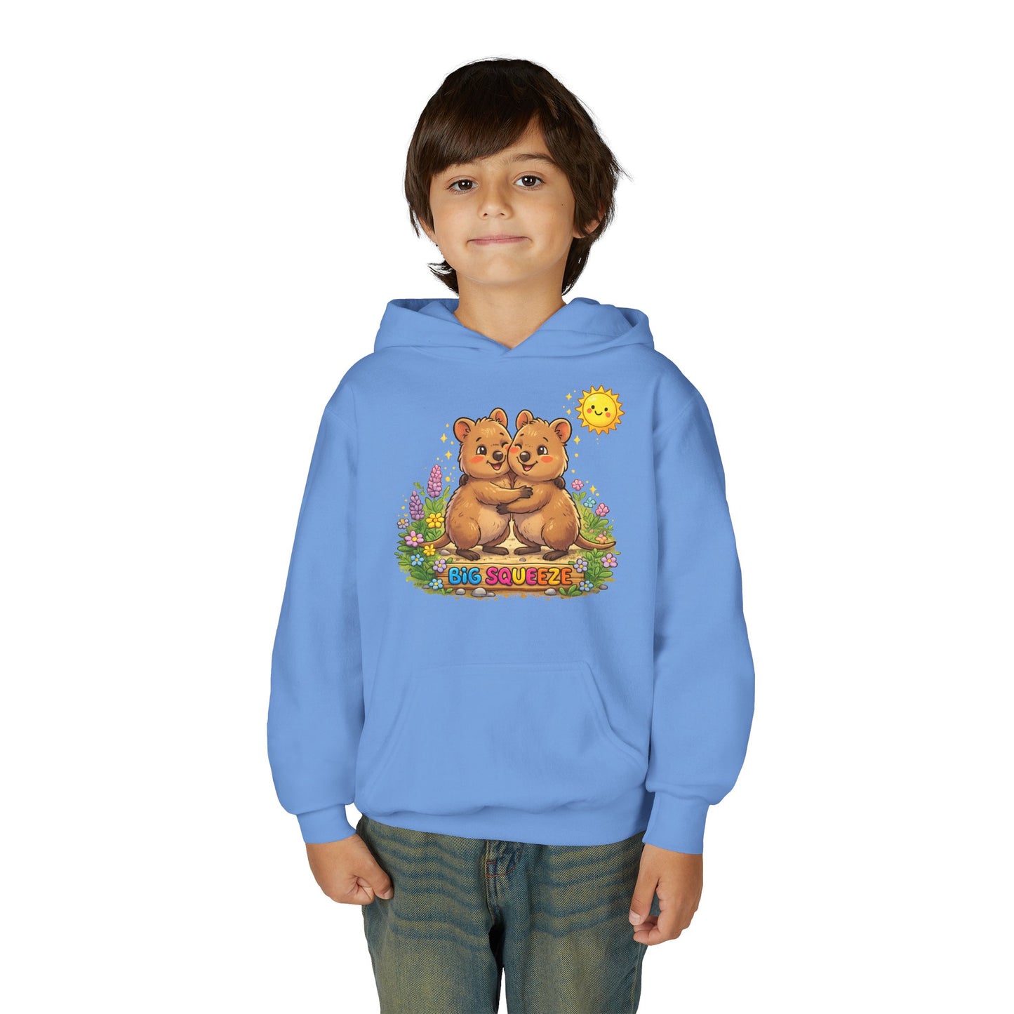 Big Squeeze Quokka Youth Heavy Blend Hooded Sweatshirt
