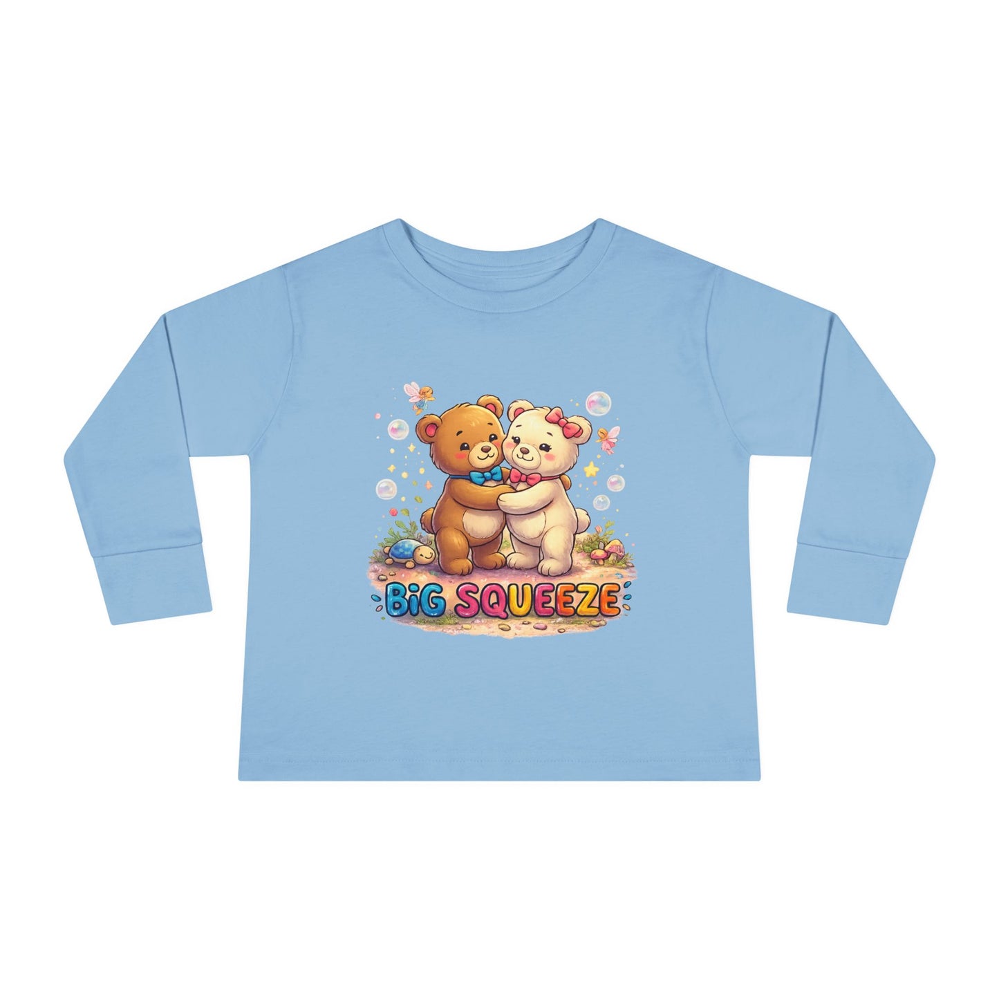 Big Squeeze Teddy Toddler Long Sleeve Tee