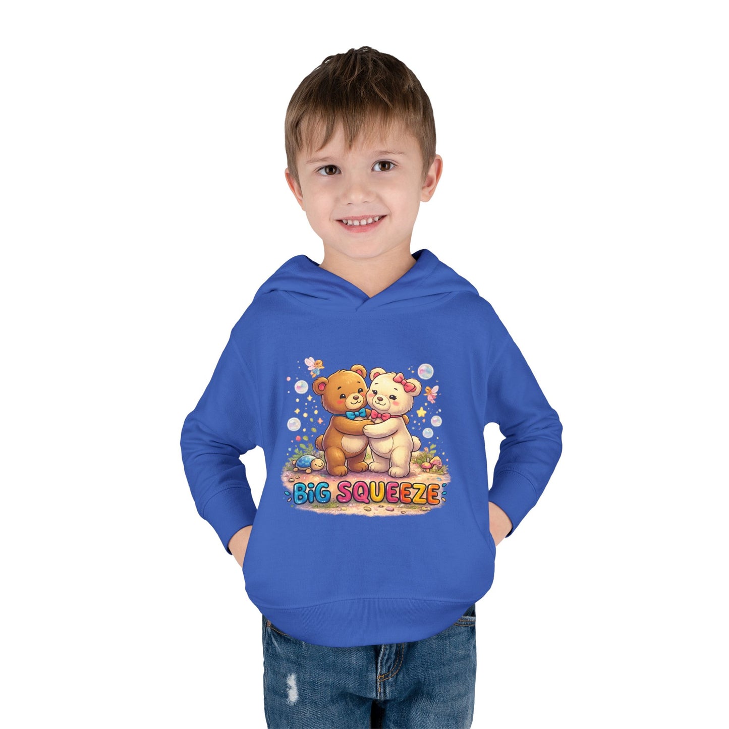Big Squeeze Teddy Toddler Pullover Fleece Hoodie