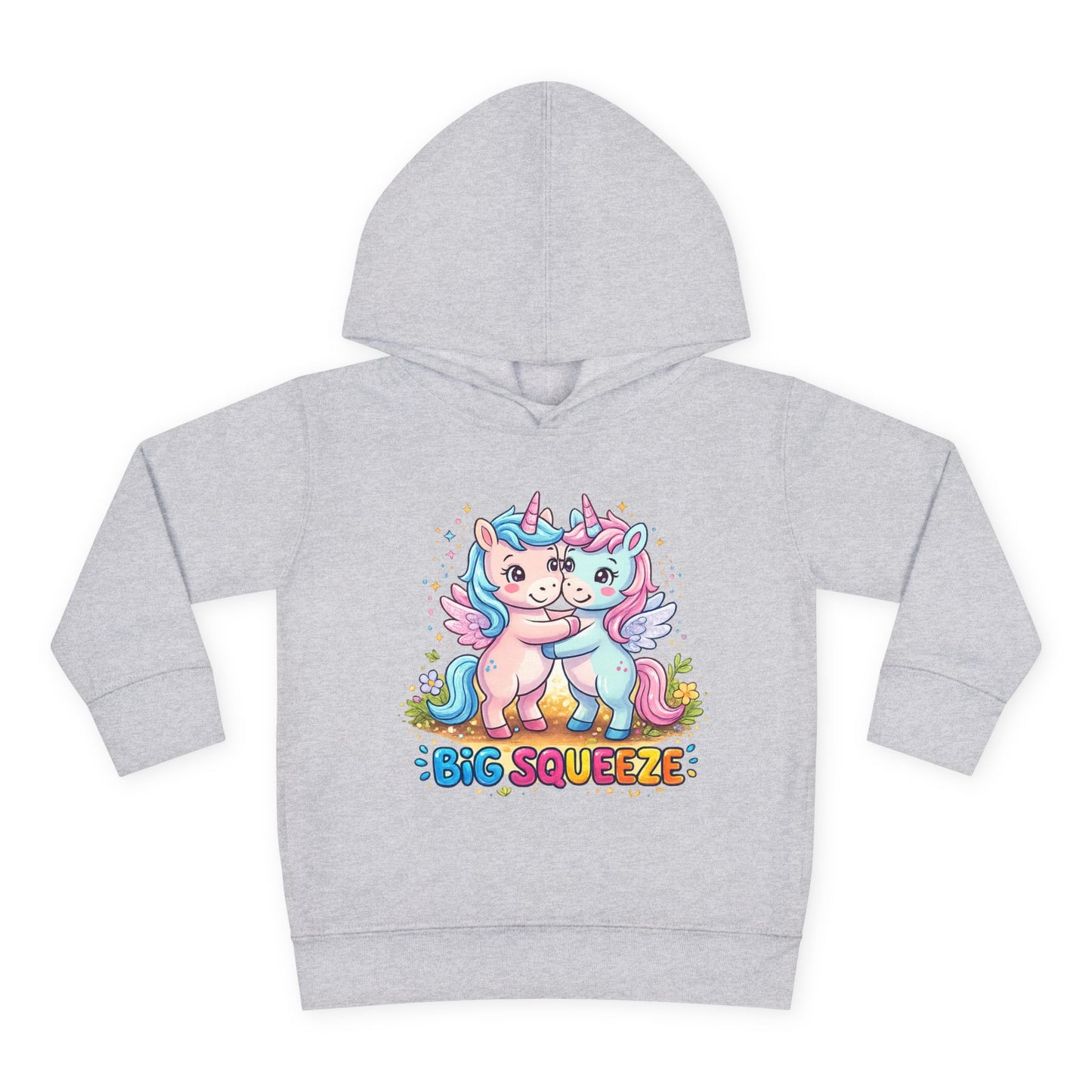Big Squeeze Unicorn Toddler Pullover Fleece Hoodie