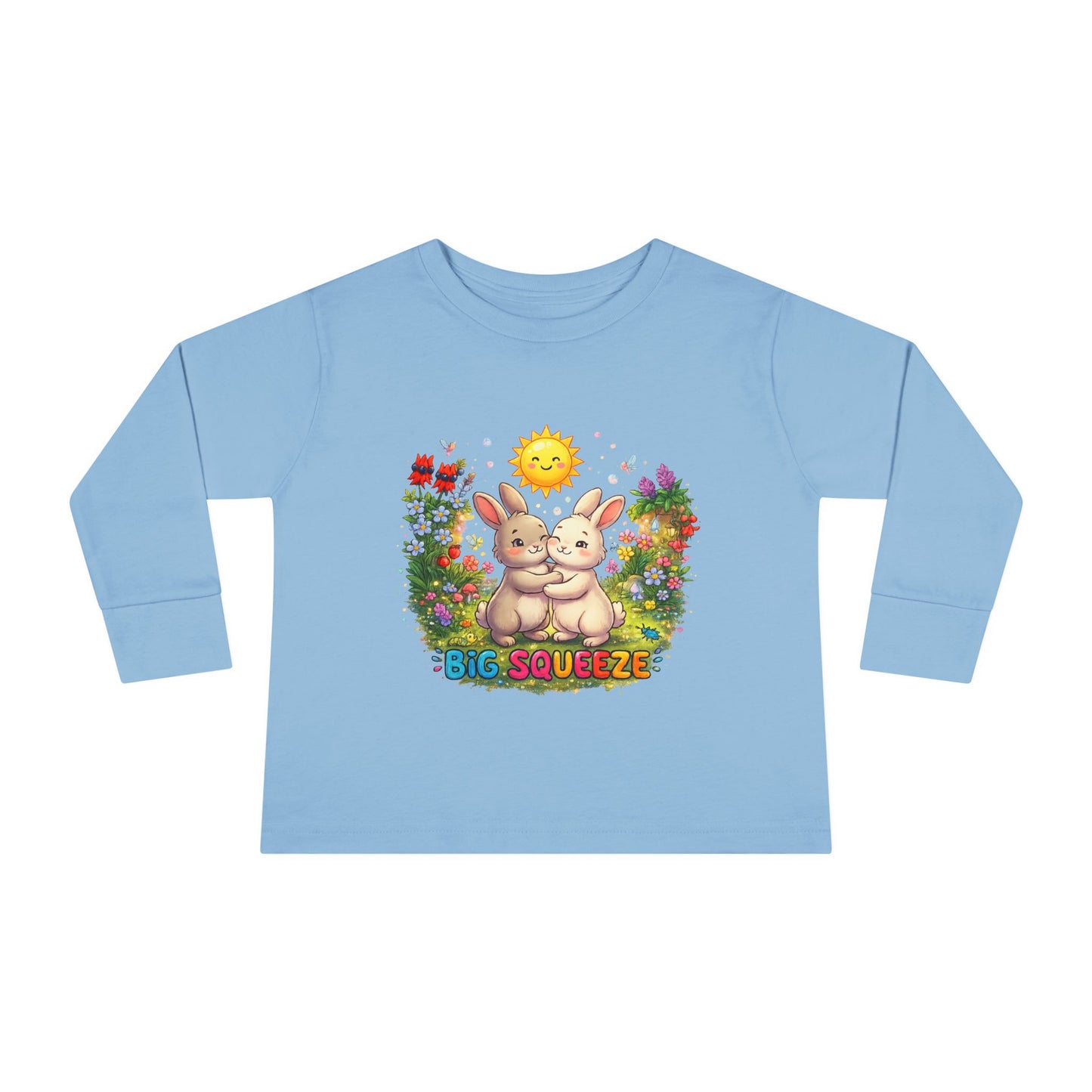Big Squeeze Bunny Toddler Long Sleeve Tee