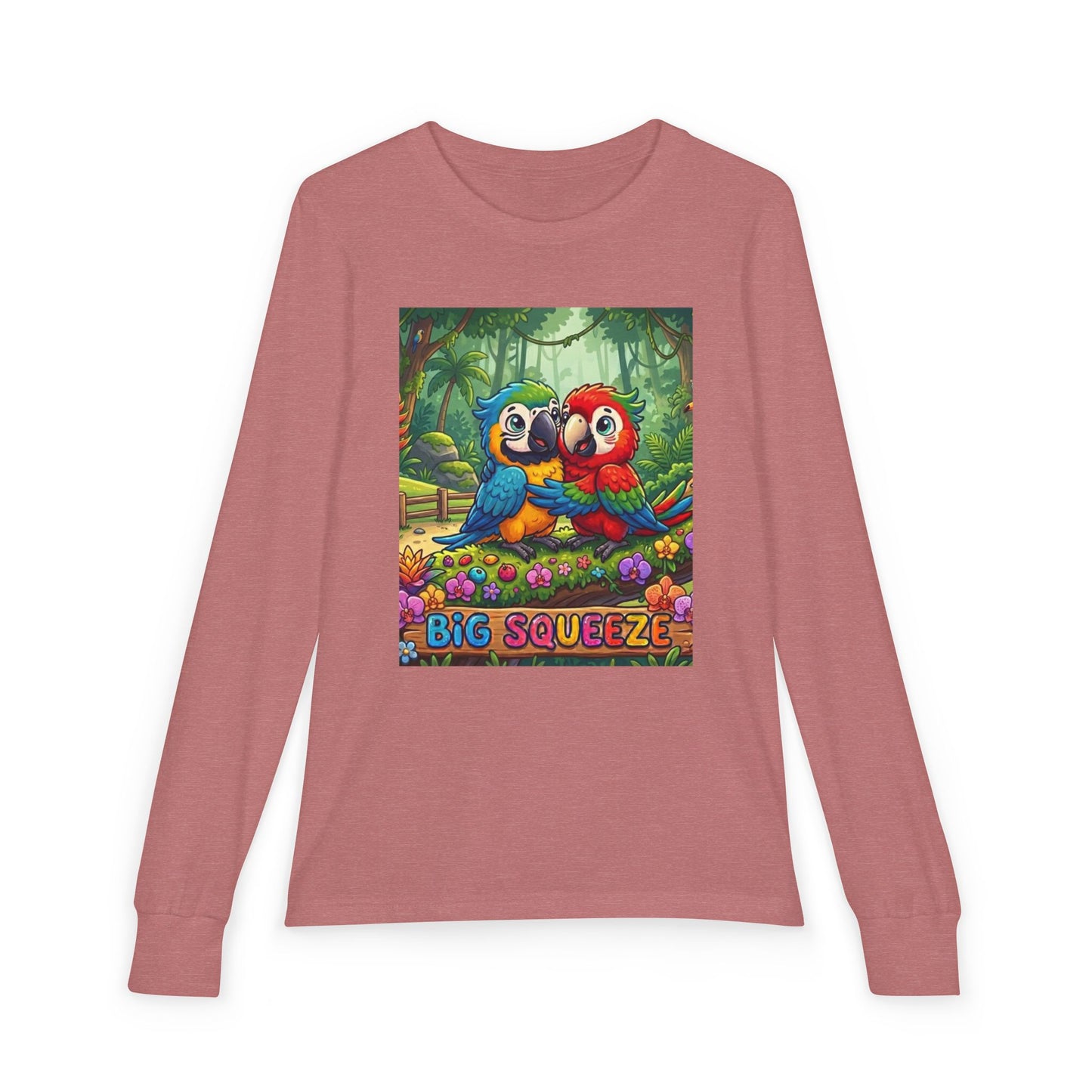 Big Squeeze Macaw Youth Jersey Long Sleeve Tee