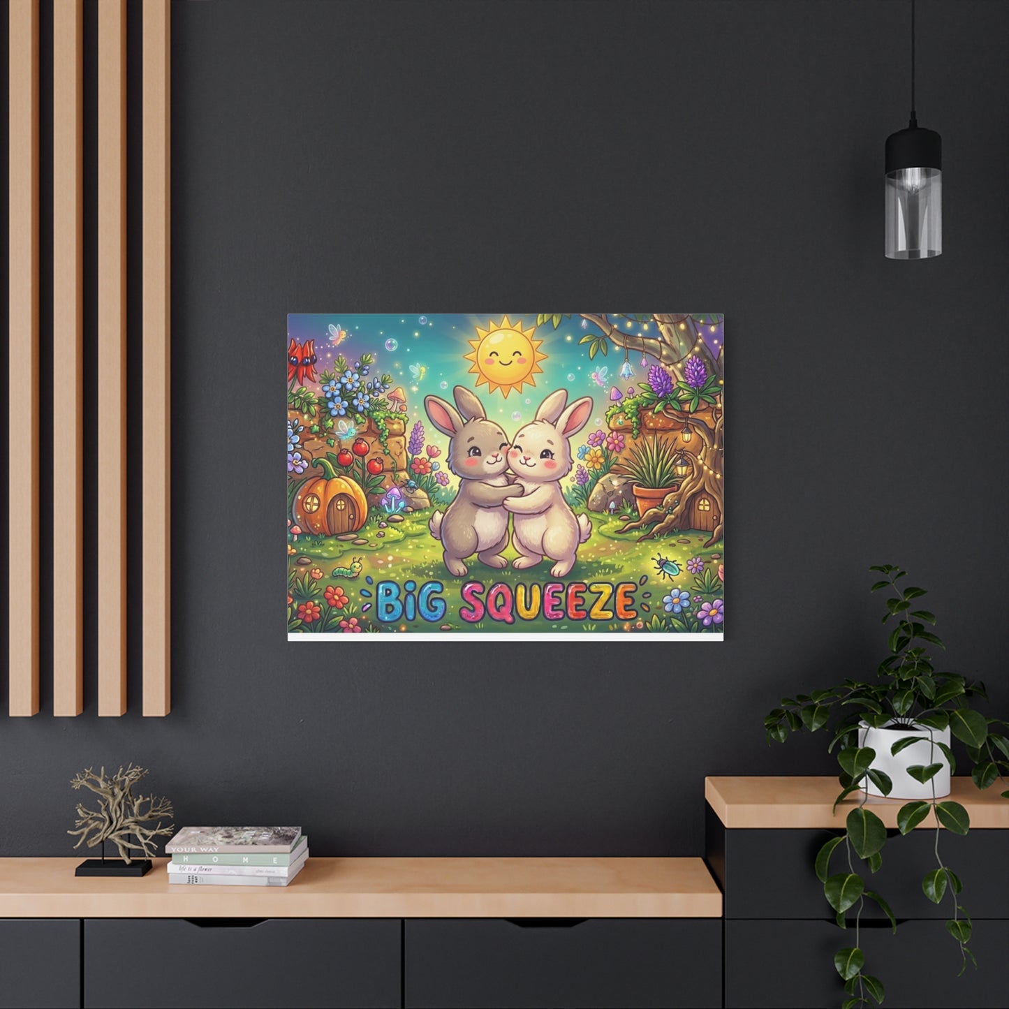 Big Squeeze Bunny Classic Canvas
