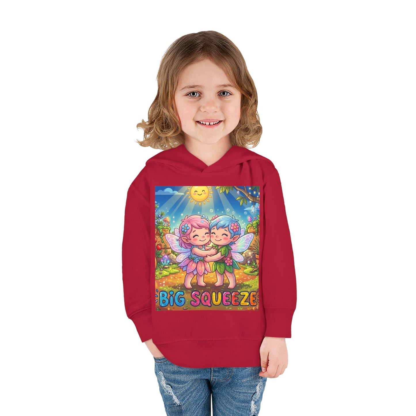 Big Squeeze Fairy Toddler Pullover Fleece Hoodie