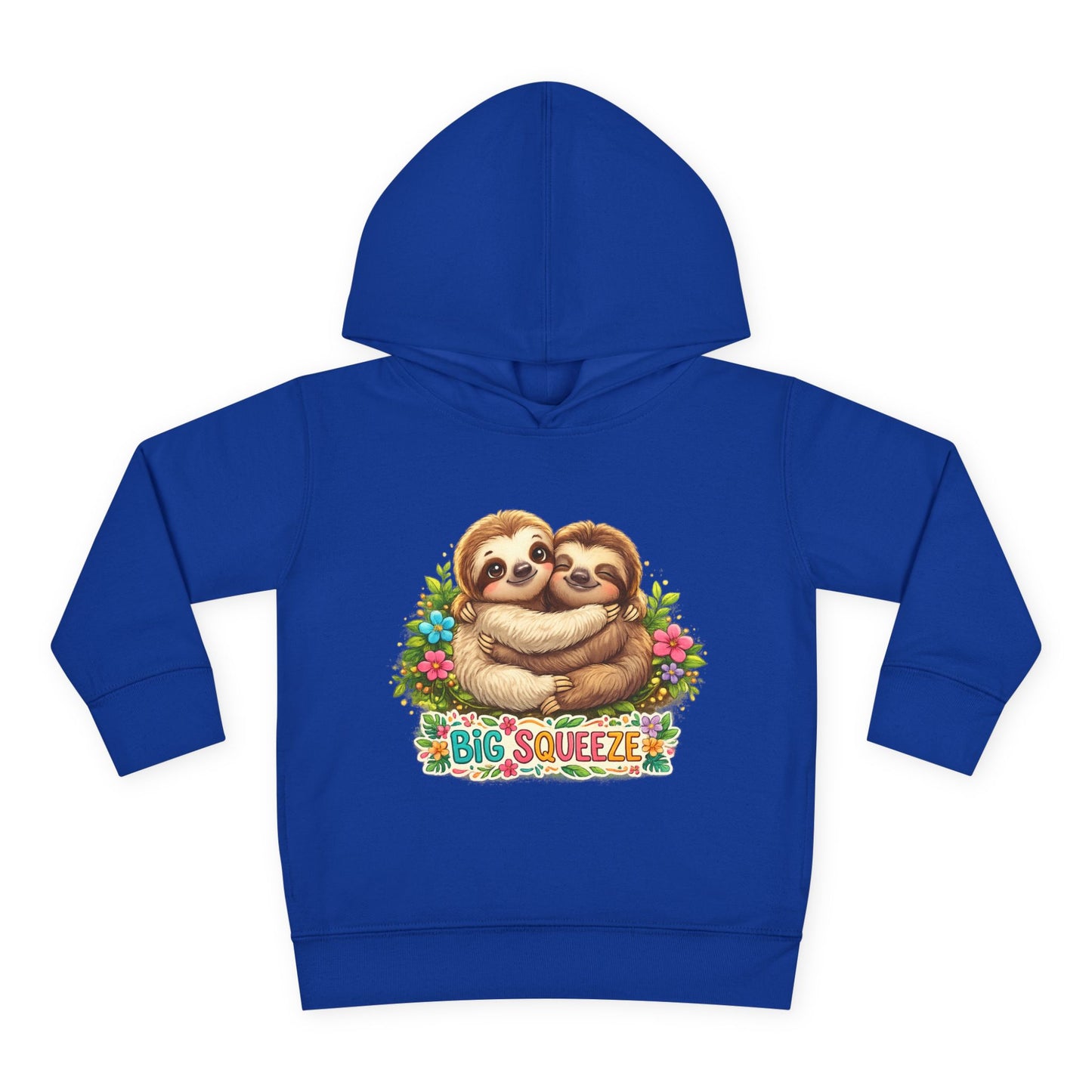 Big Squeeze Sloth Toddler Pullover Fleece Hoodie