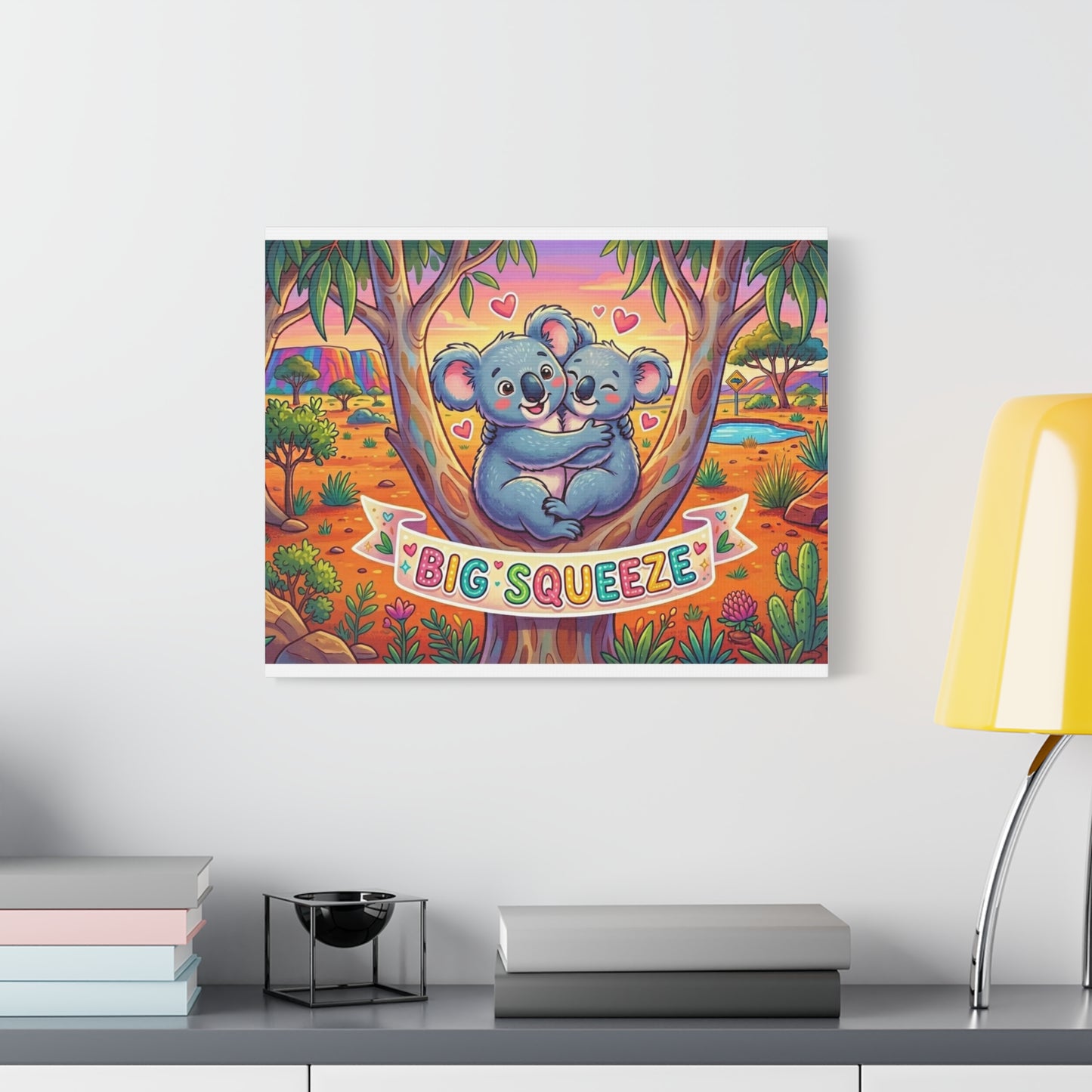 Big Squeeze Koala Classic Canvas