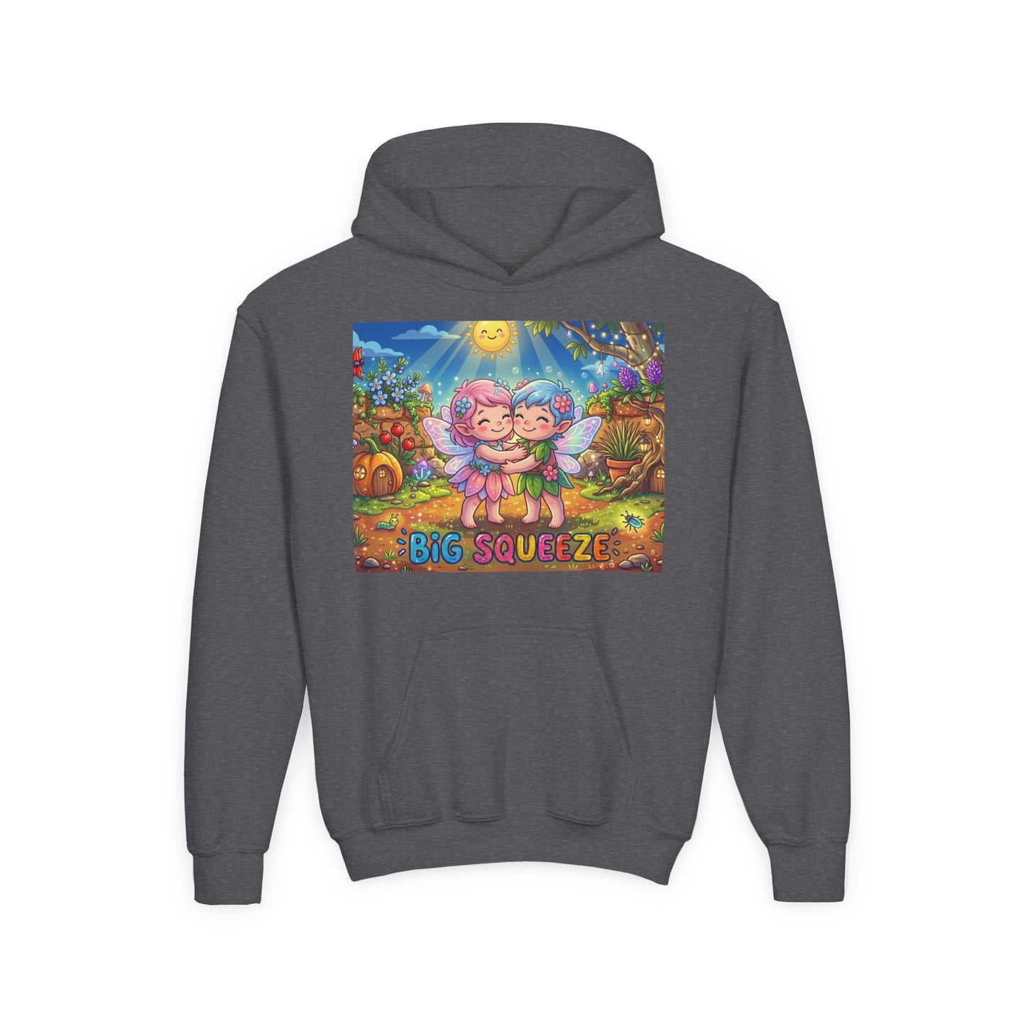 Big Squeeze Fairy Youth Heavy Blend Hooded Sweatshirt