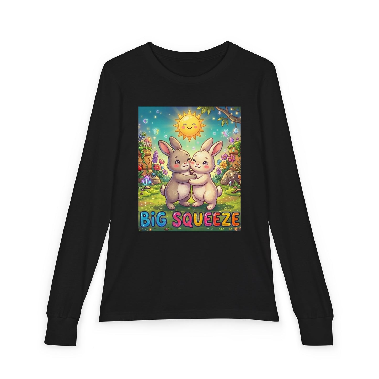 Big Squeeze Bunny Youth Jersey Long Sleeve Tee