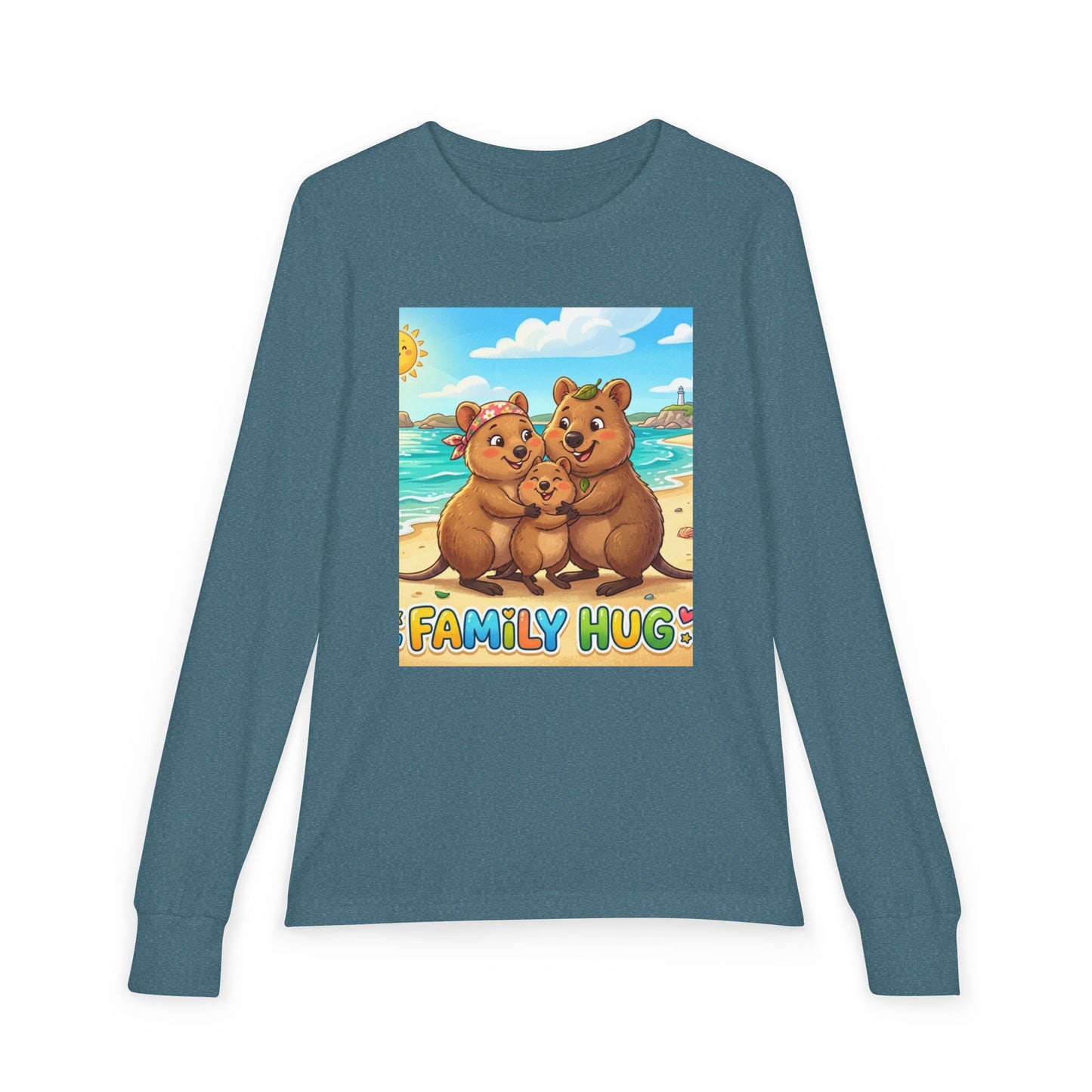 Family Hug Quokka Youth Jersey Long Sleeve Tee