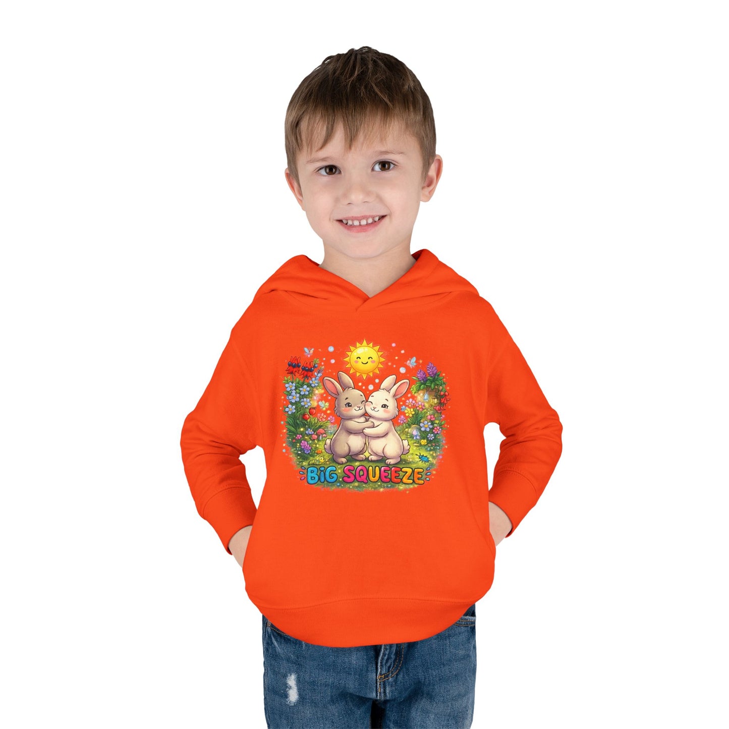 Big Squeeze Bunny Toddler Pullover Fleece Hoodie