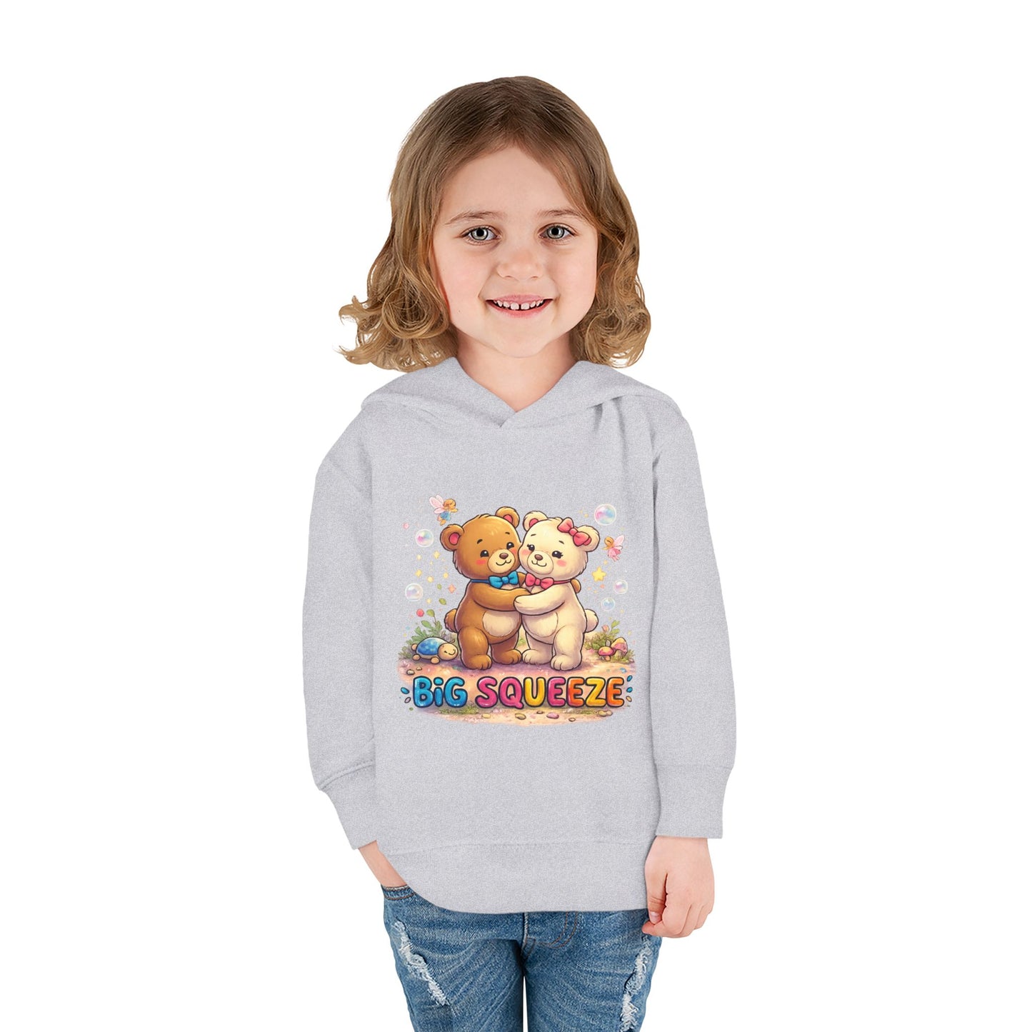 Big Squeeze Teddy Toddler Pullover Fleece Hoodie