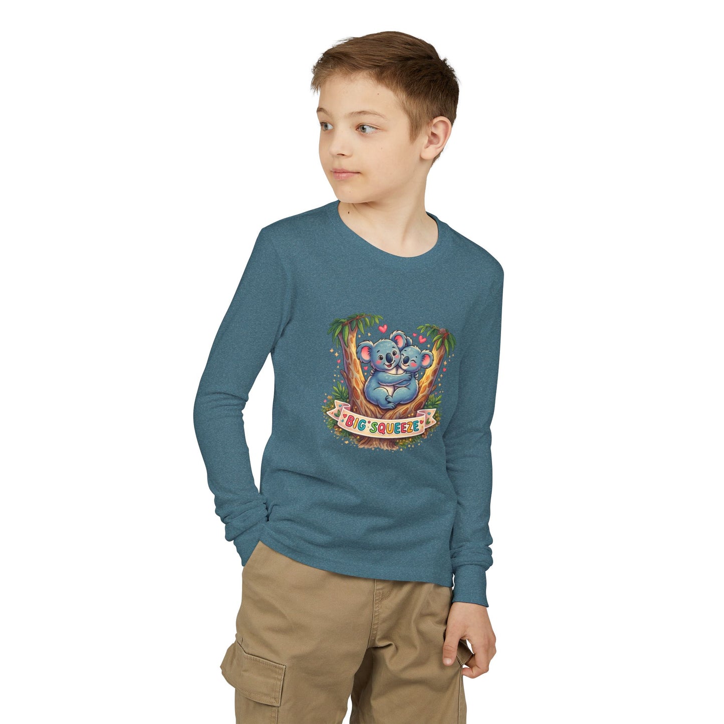 Big Squeeze Koala Youth Jersey Long Sleeve Tee