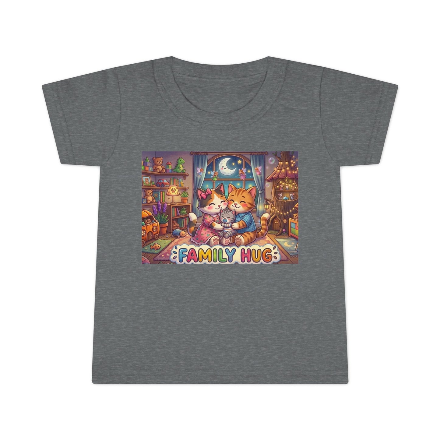 Family Hug Kitten Toddler T-shirt