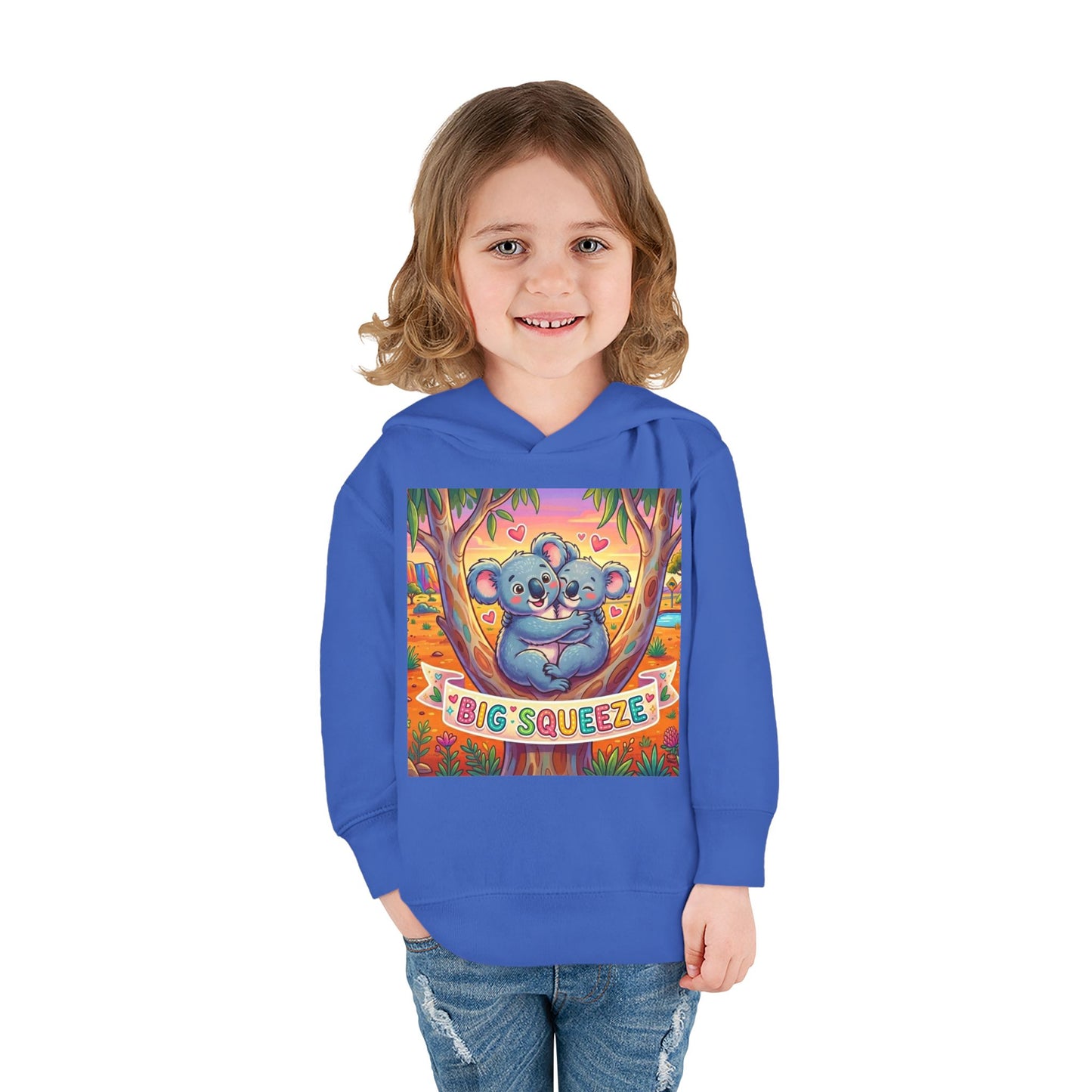 Big Squeeze Koala Toddler Pullover Fleece Hoodie