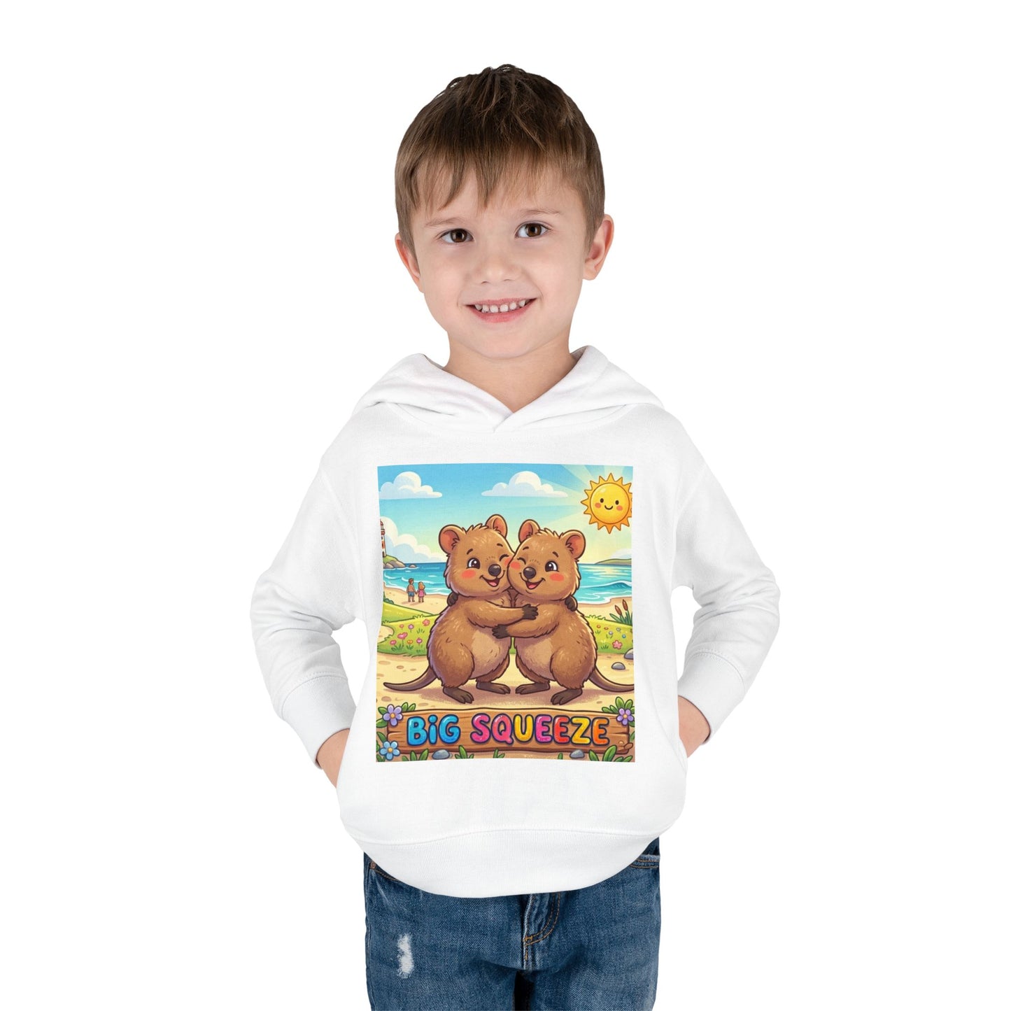 Big Squeeze Quokka Toddler Pullover Fleece Hoodie