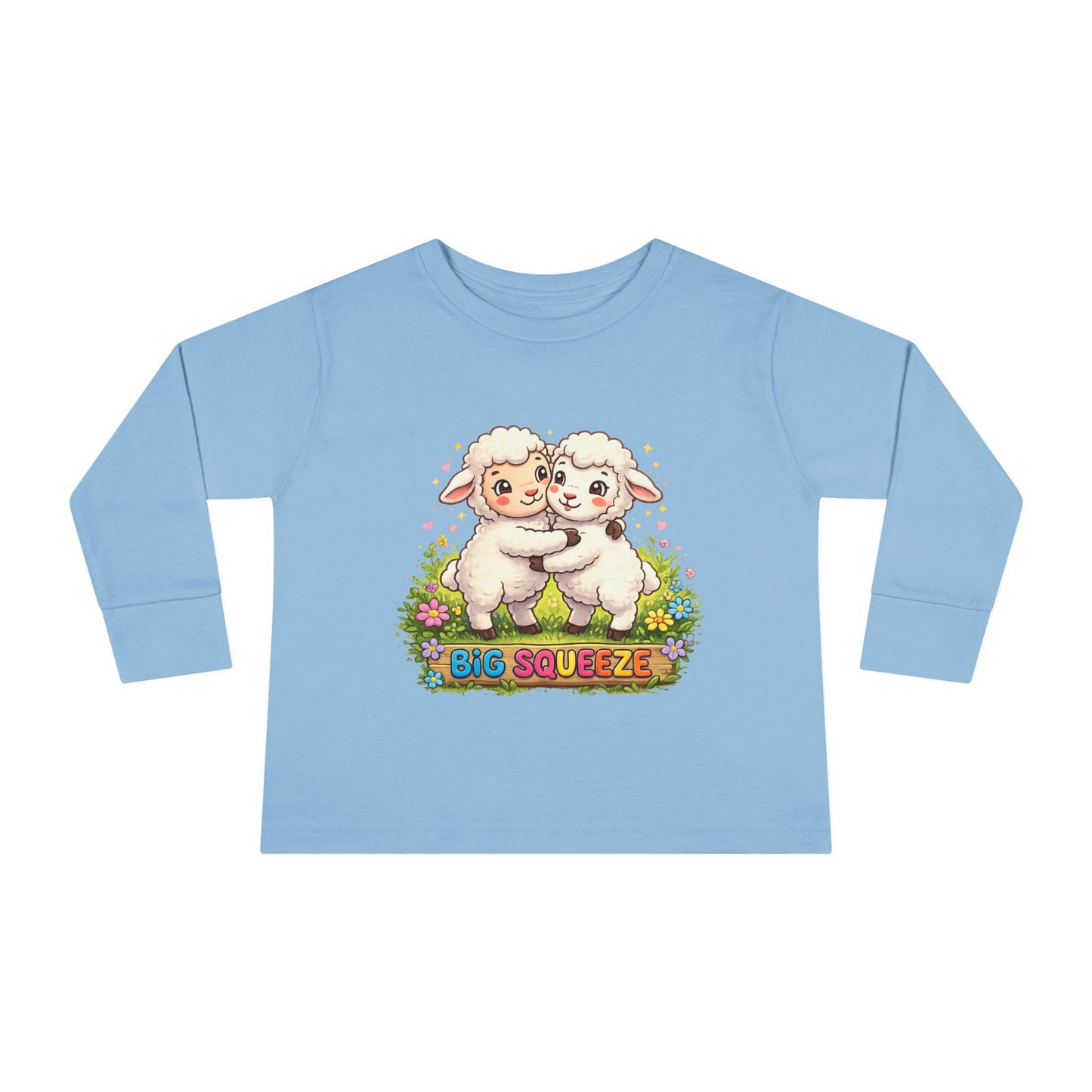 Big Squeeze Lamb Toddler Long Sleeve Tee