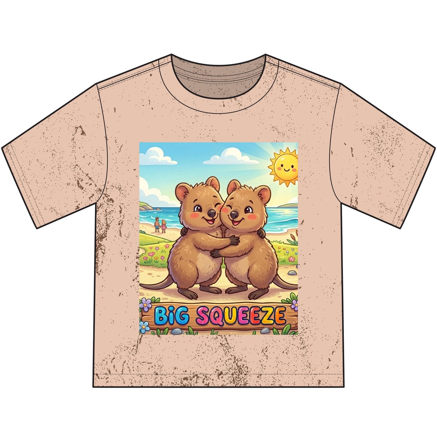 Big Squeeze Quokka Heavyweight Color Blast Youth T-Shirt