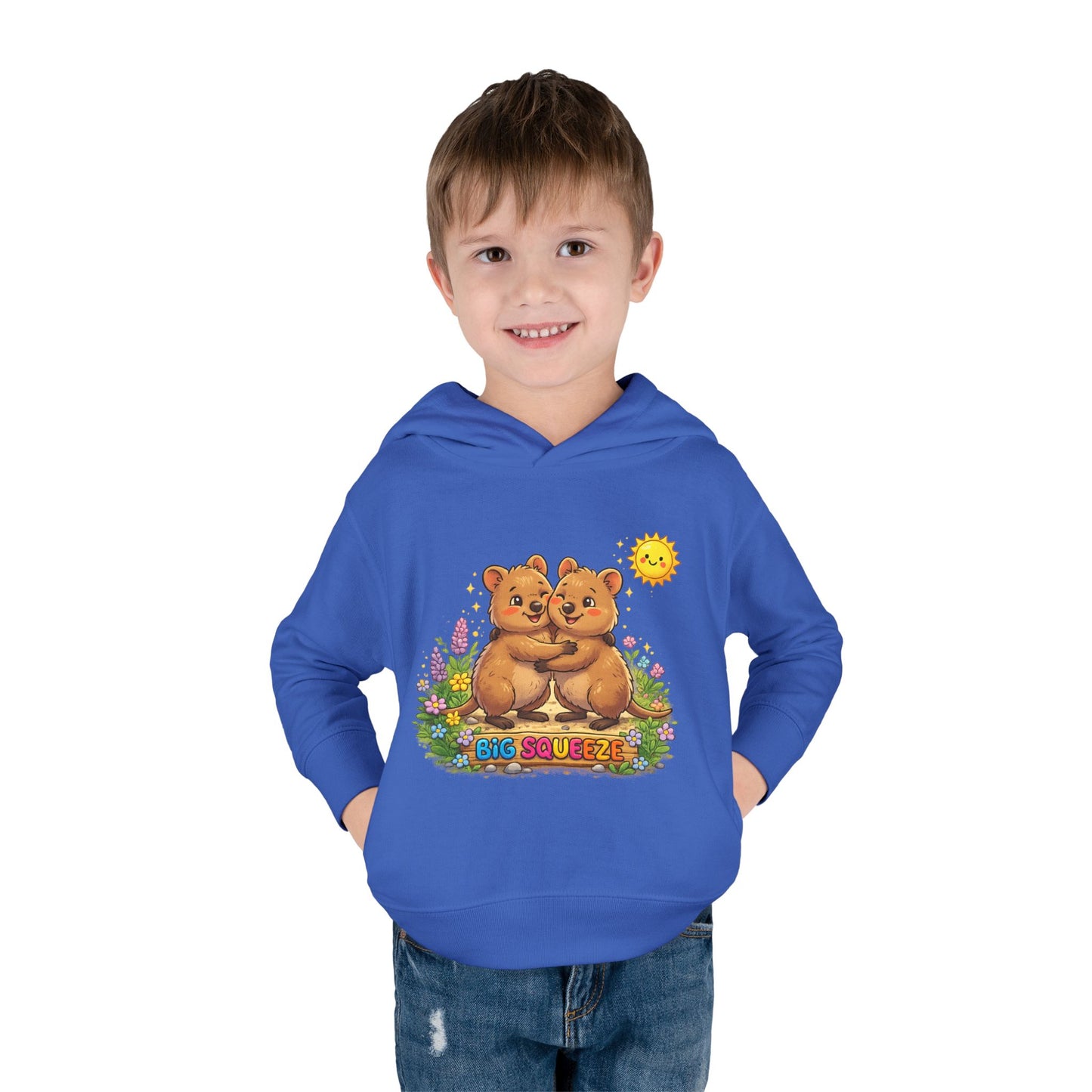 Big Squeeze Quokka Toddler Pullover Fleece Hoodie