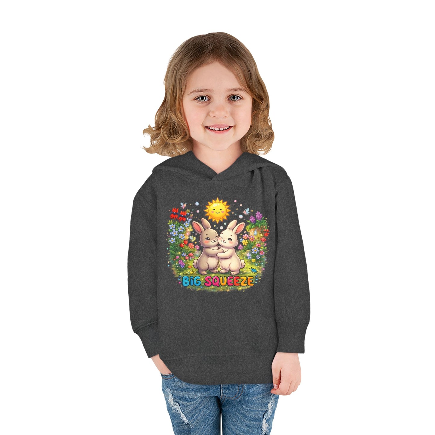 Big Squeeze Bunny Toddler Pullover Fleece Hoodie