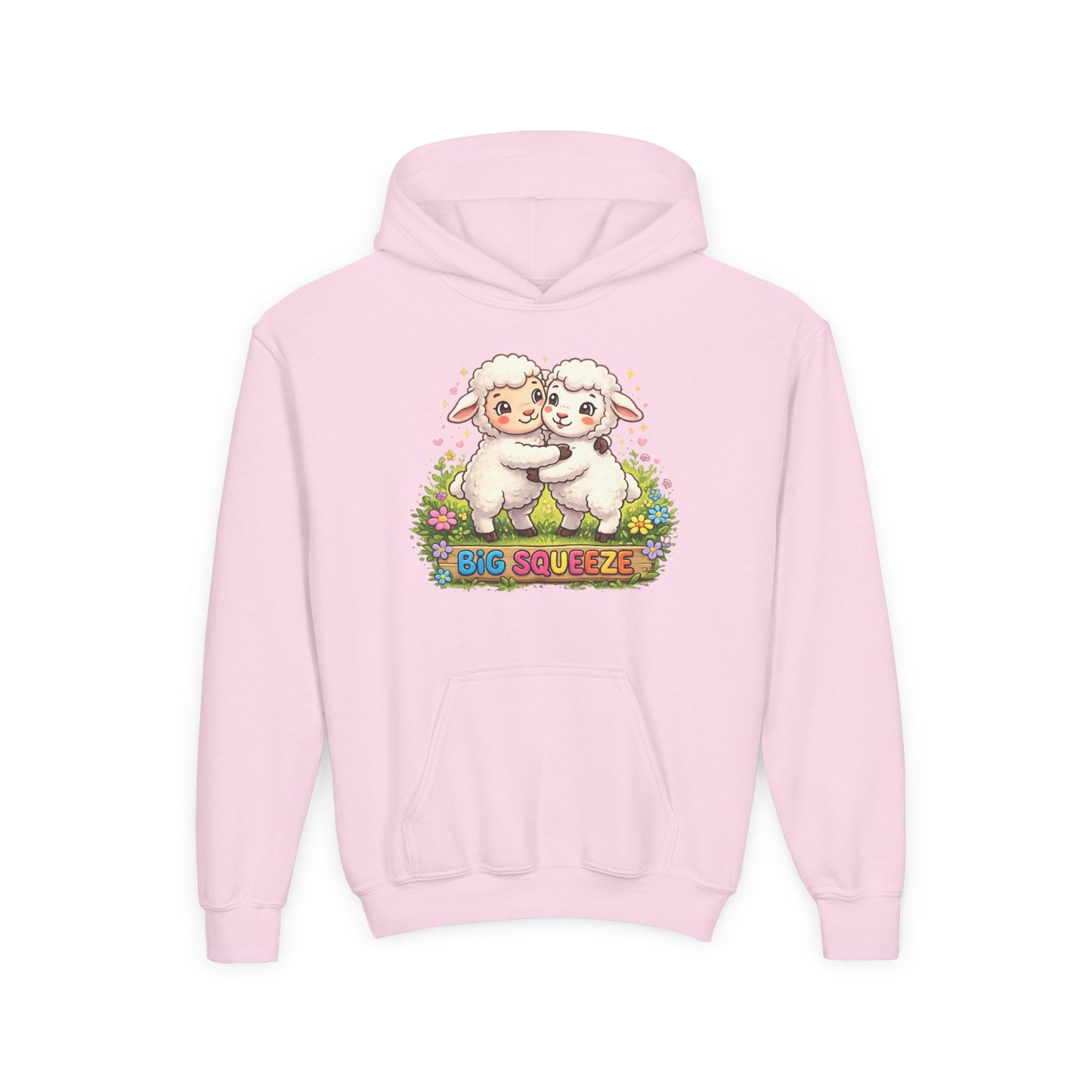 Big Squeeze Lamb Youth Heavy Blend Hooded Sweatshirt