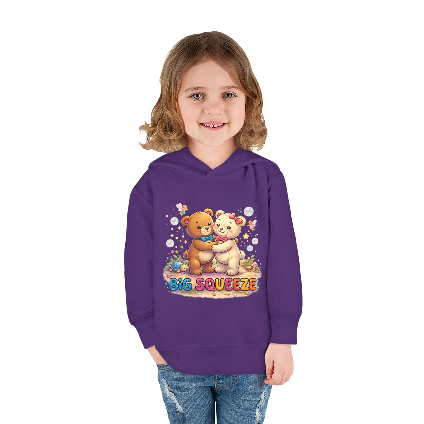 Big Squeeze Teddy Toddler Pullover Fleece Hoodie