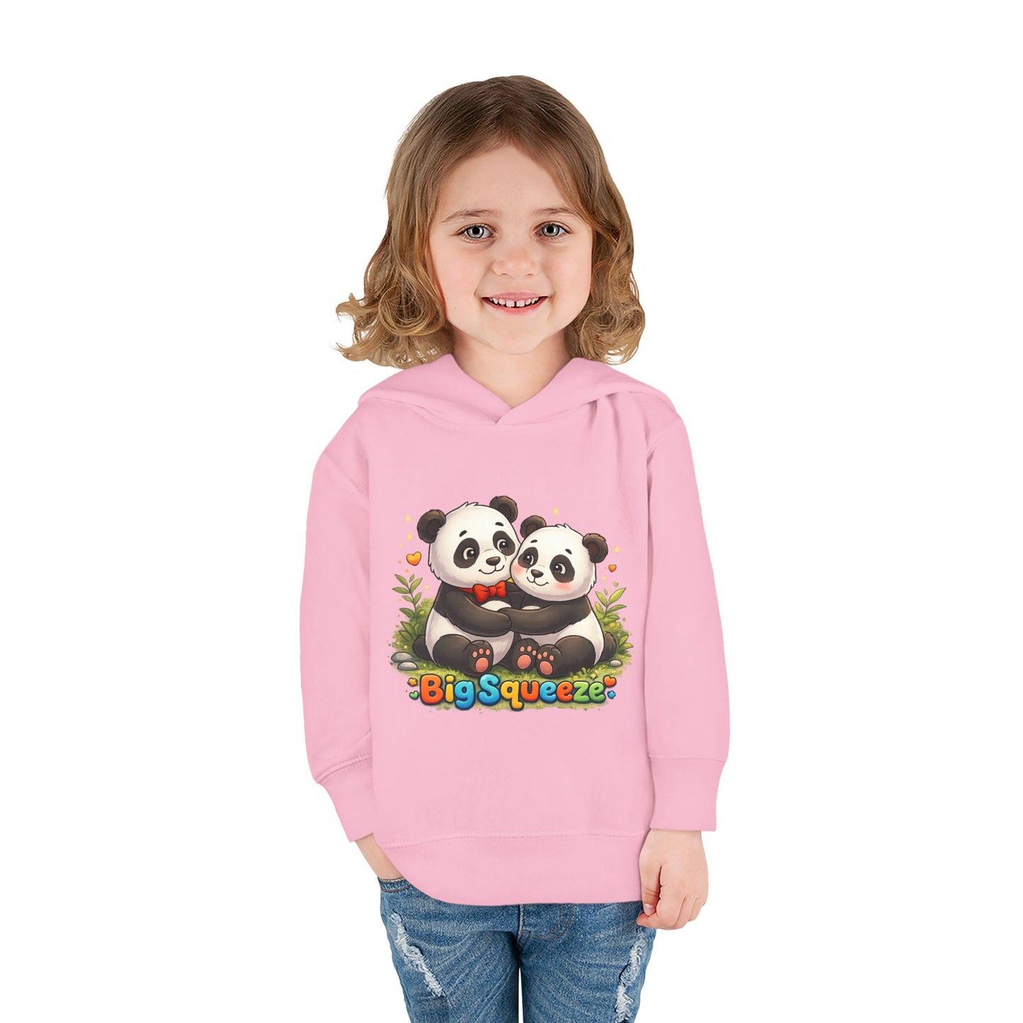 Big Squeeze Panda Toddler Pullover Fleece Hoodie