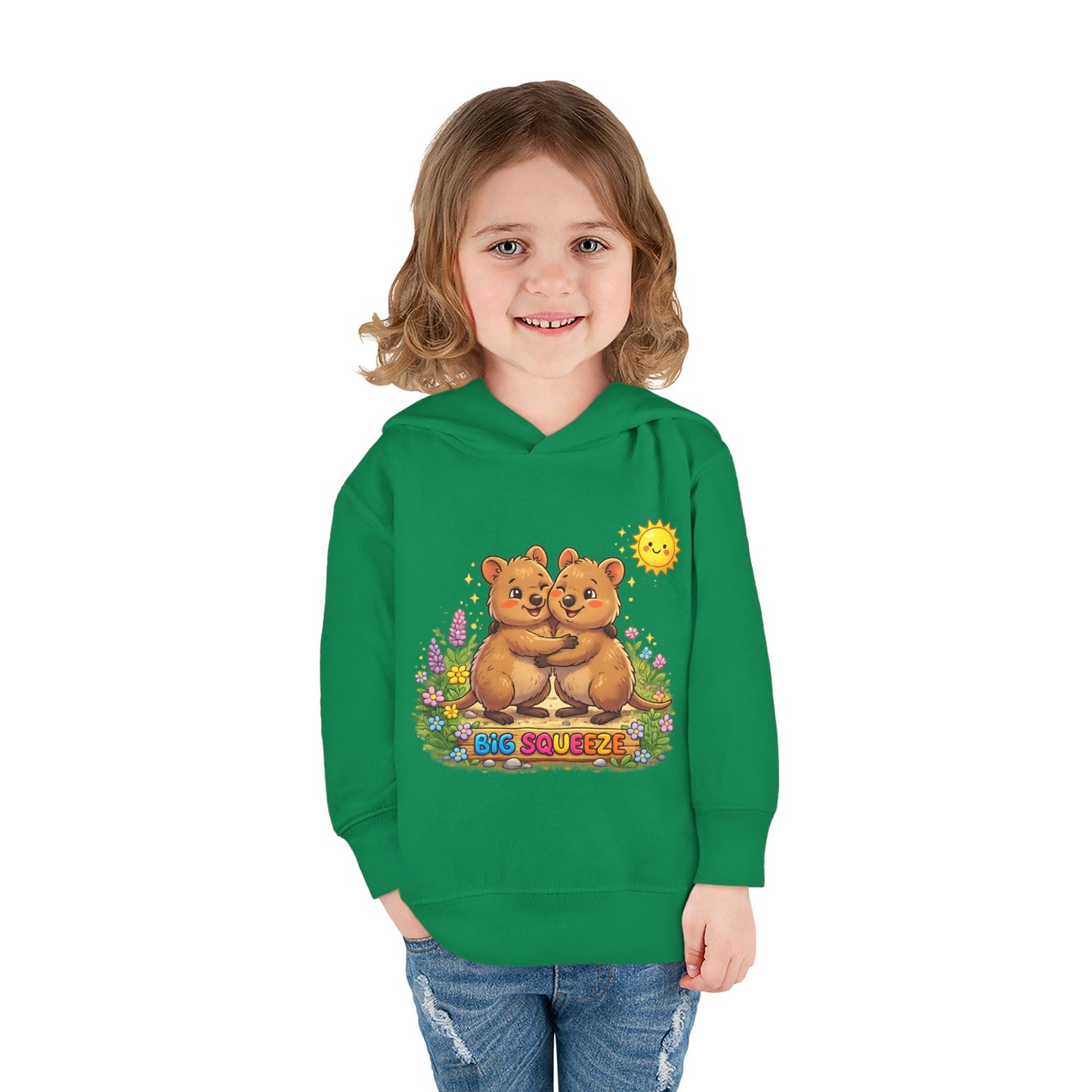 Big Squeeze Quokka Toddler Pullover Fleece Hoodie